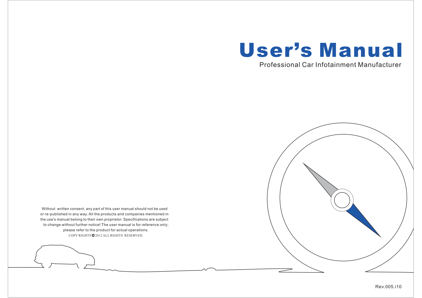 Roadrover Technology I6217SF User Manual