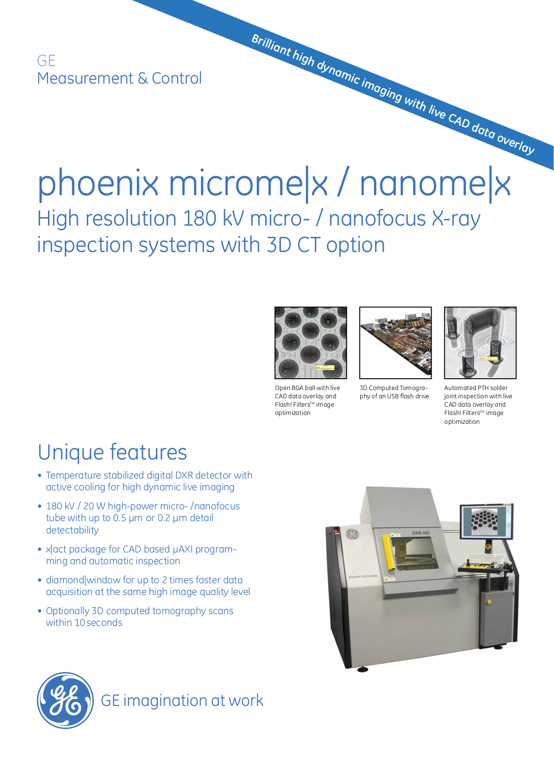 GE phoenix microme|x DXR-HD Operating Manual