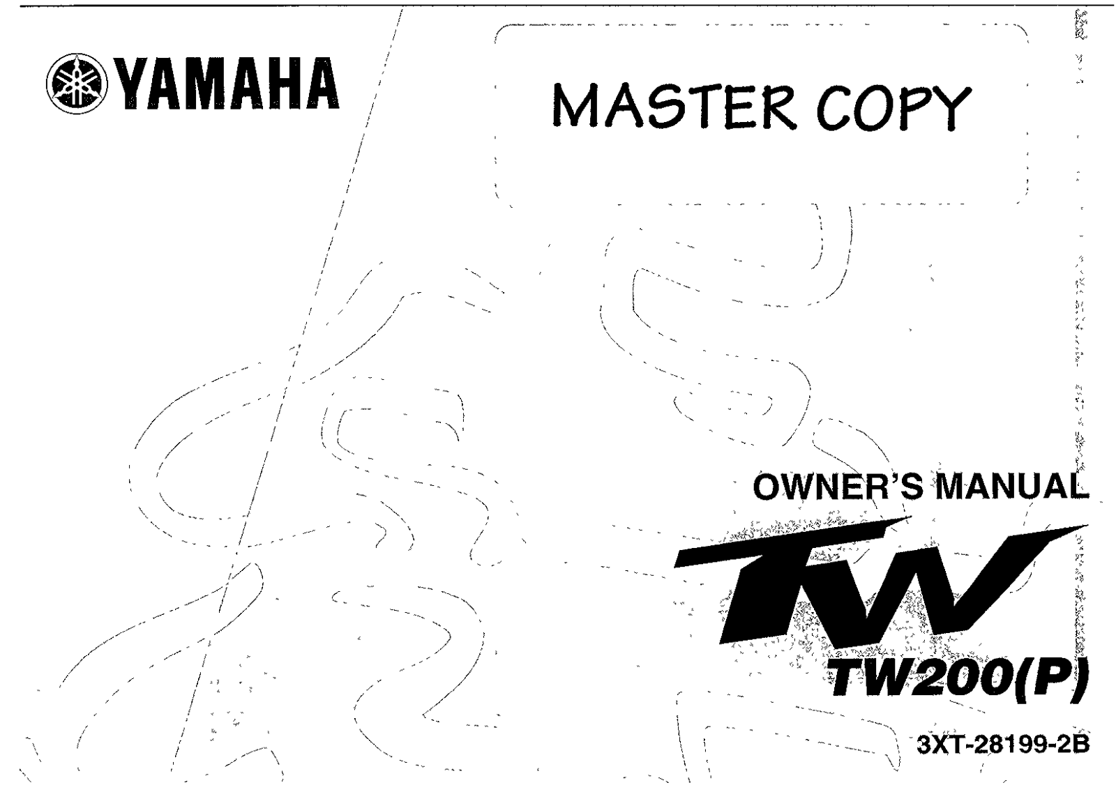 Yamaha TW200 P 2002 Owner's manual