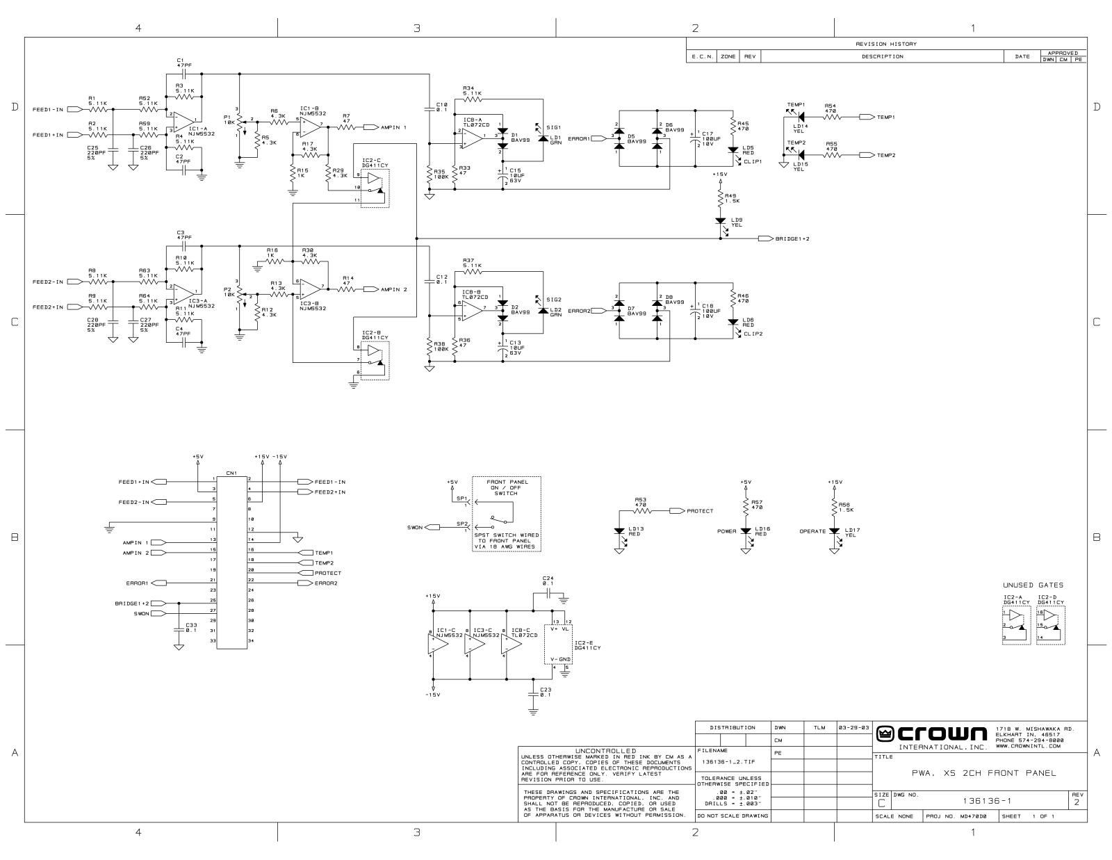 Crown xs schematic