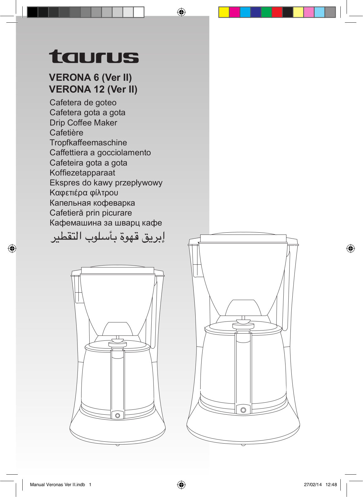 Taurus Verona 12, Verona 6 User Manual