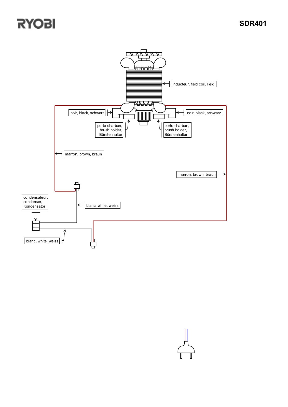 Ryobi SDR401 User Manual