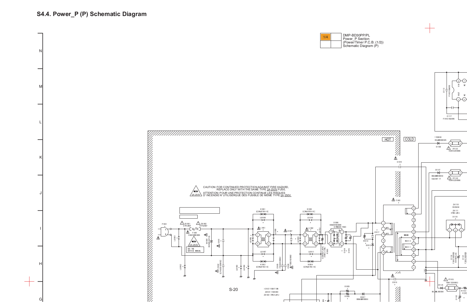 Panasonic VEP71126B Schematic