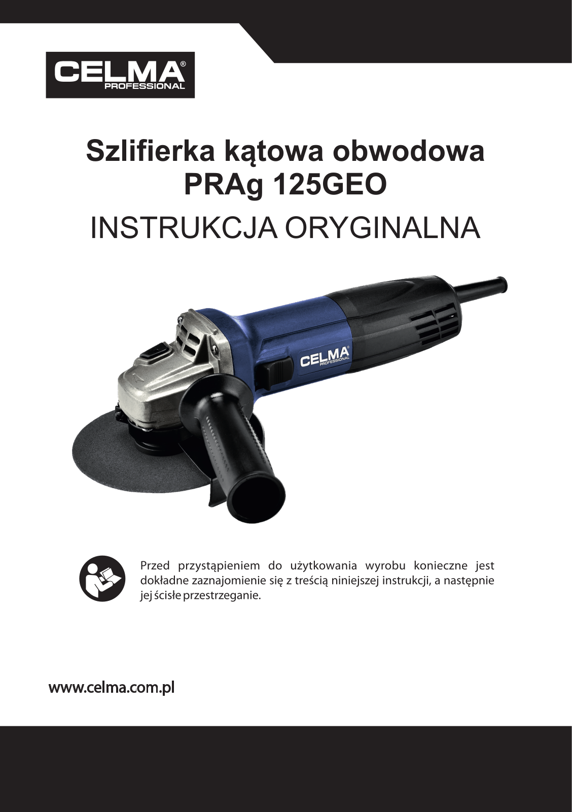 CELMA Professional PRAg 125GEO User guide - ManualMachine.com