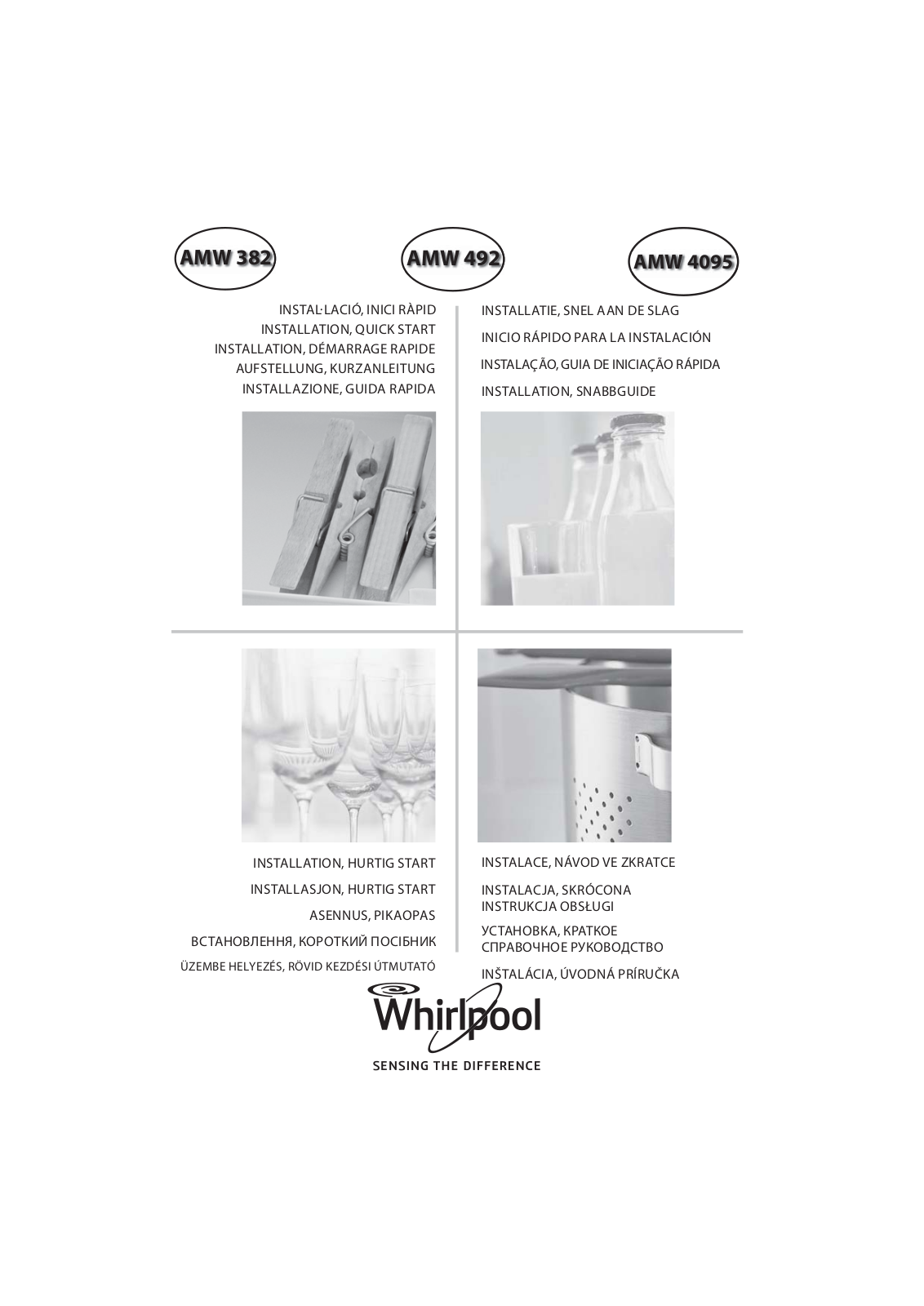 Whirlpool AMW 4095, AMW 382 User Manual