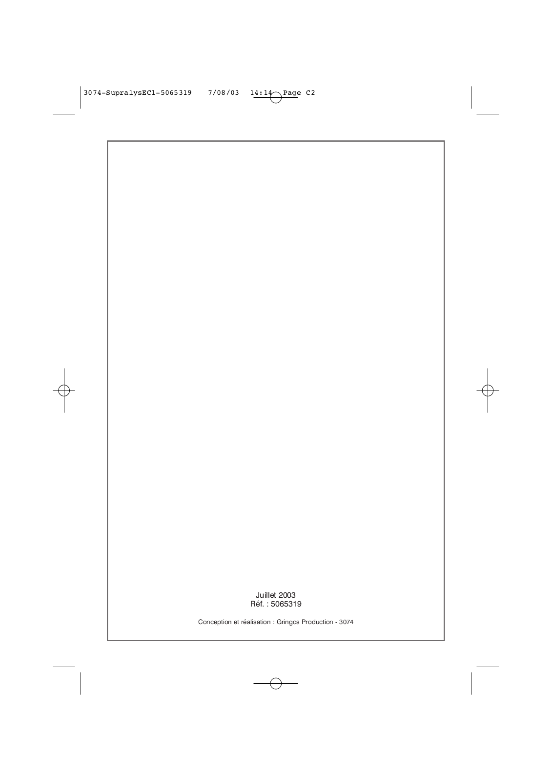 Moulinex Supralys AKGC44 User Manual