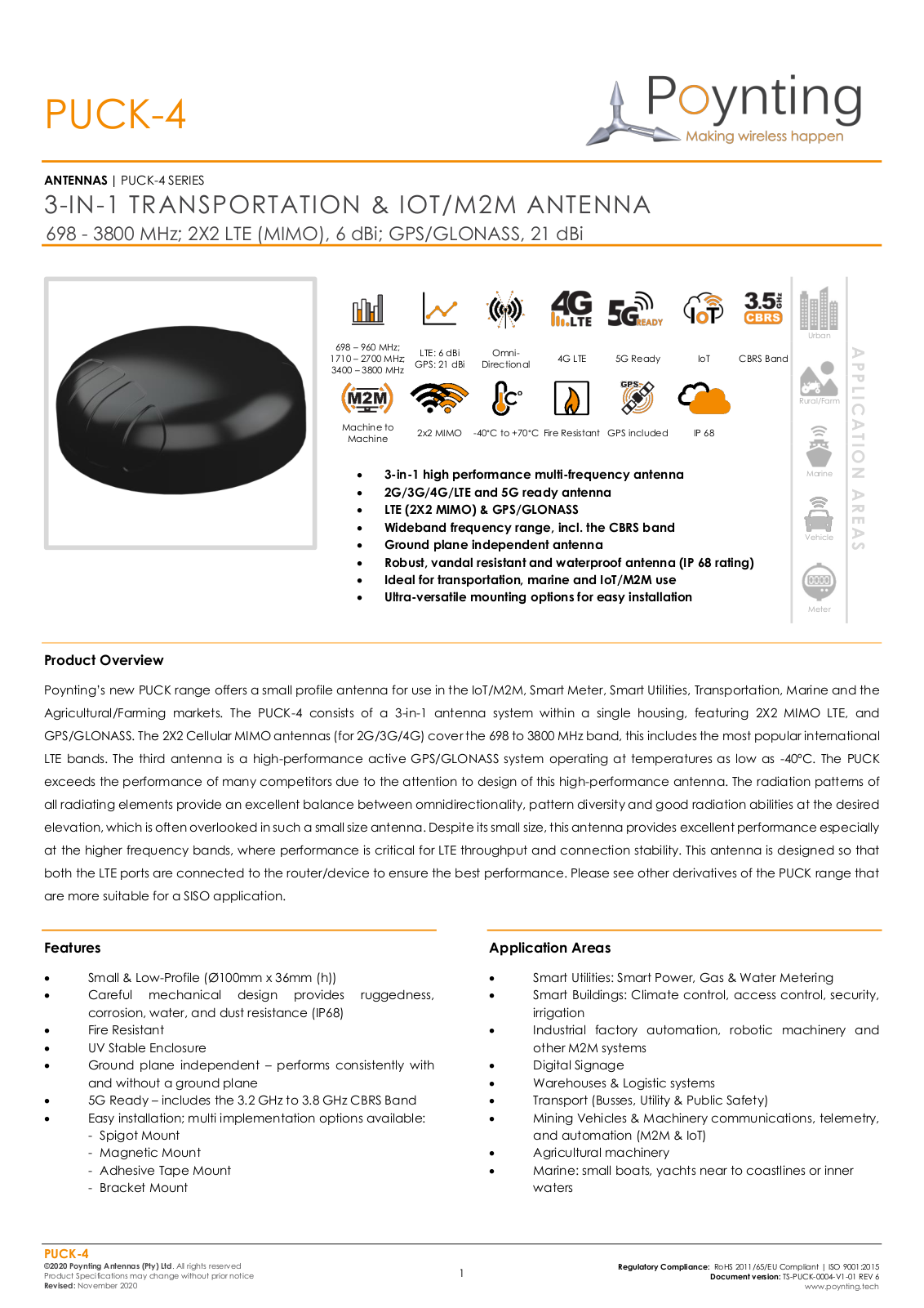 POYNTING POY PUCK-4 Datasheet - ManualMachine.com