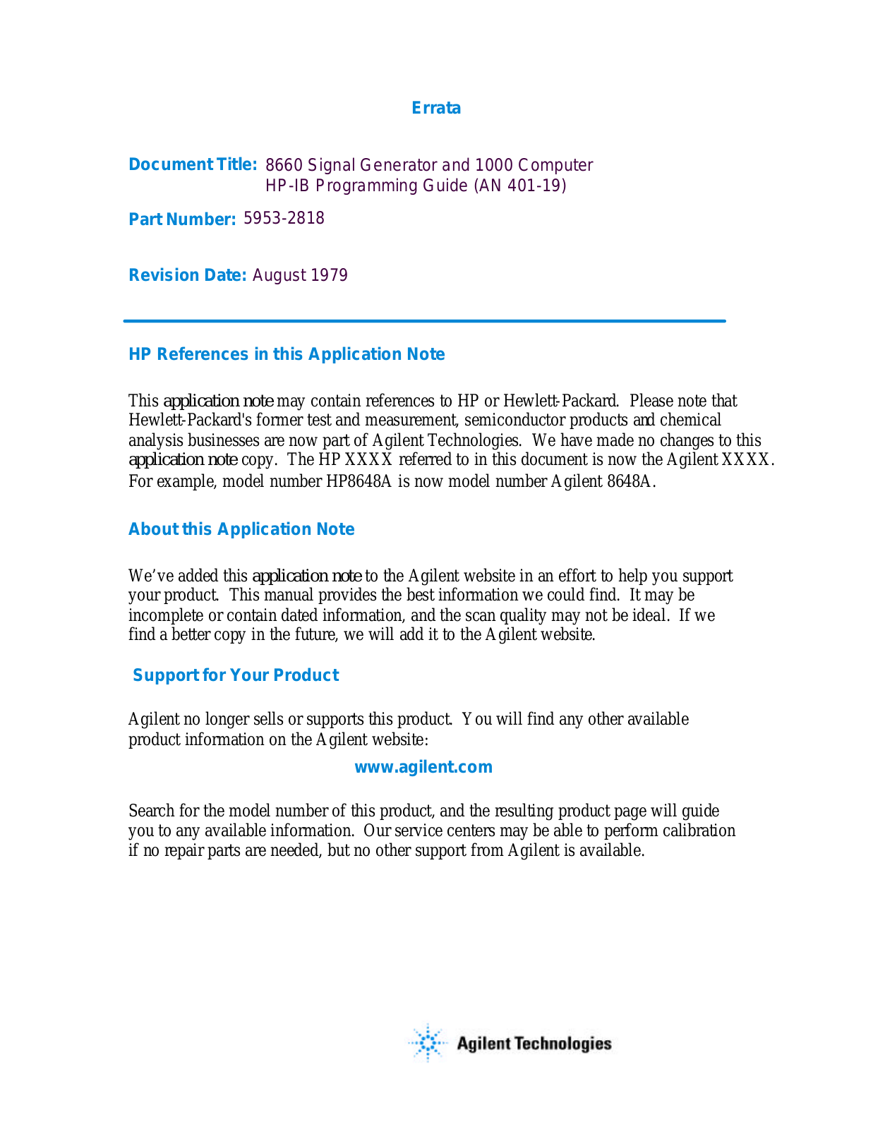 HP 8660 schematic