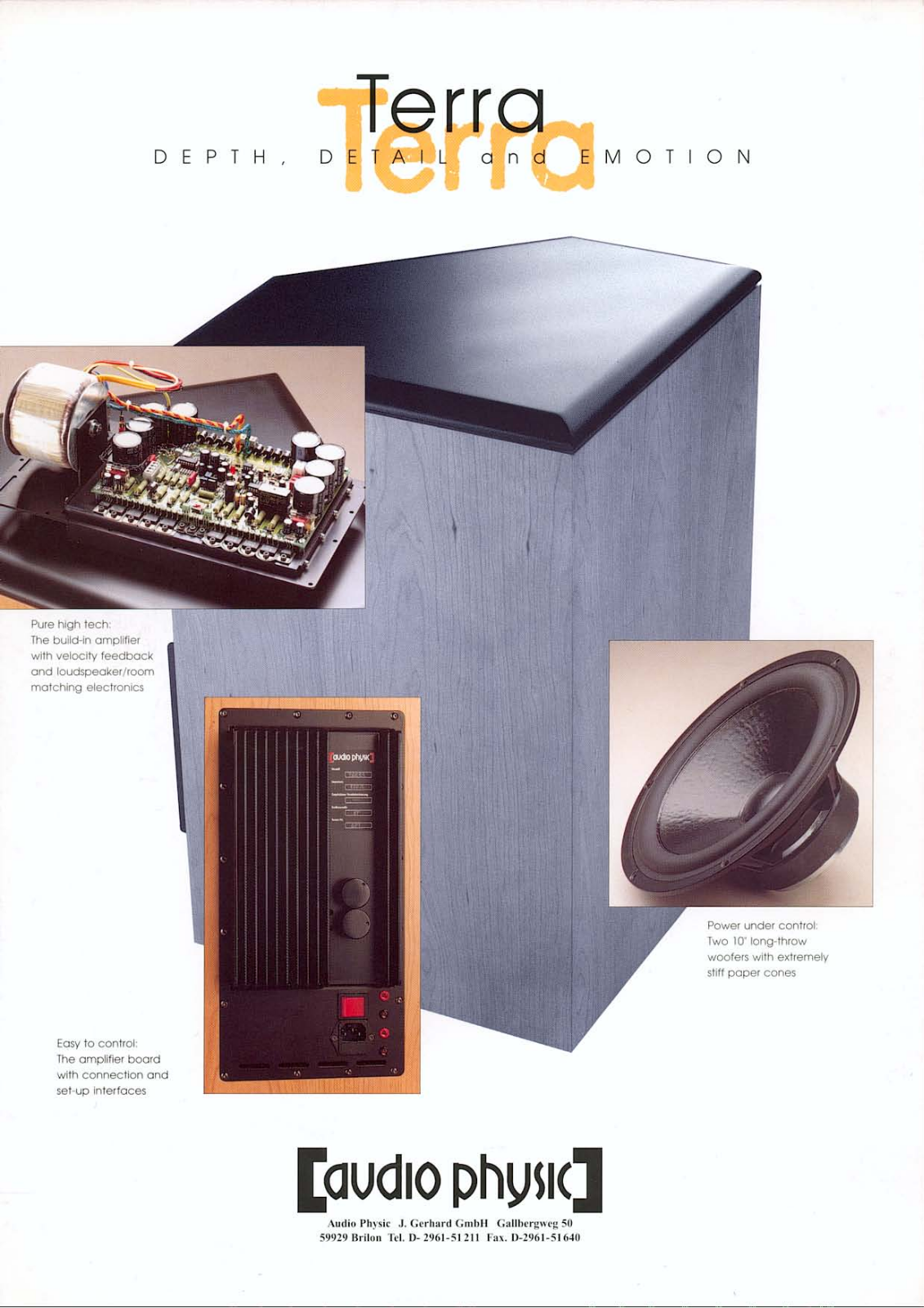 Audio Physic Terra Brochure