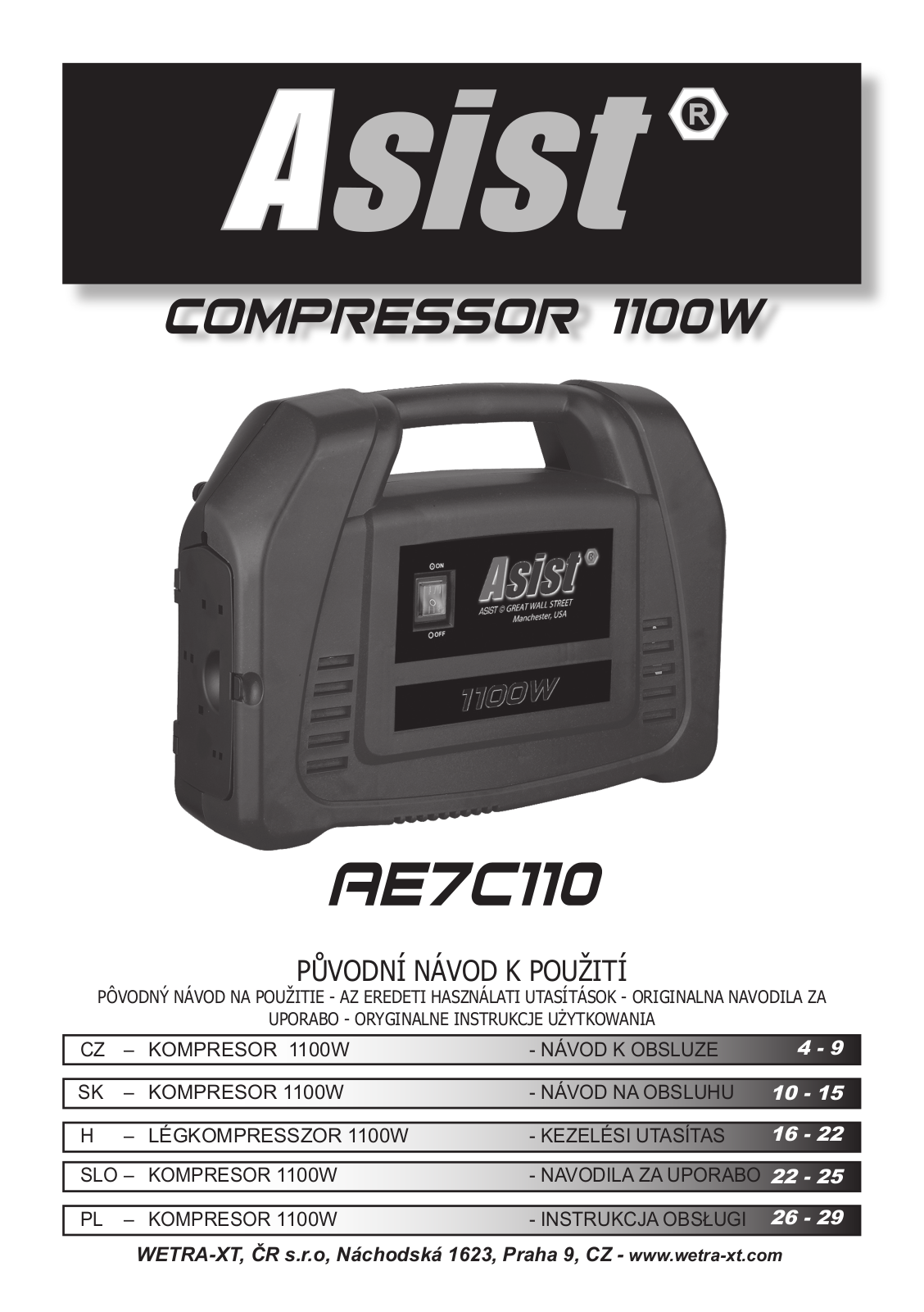 Asist AE7C110 User Manual