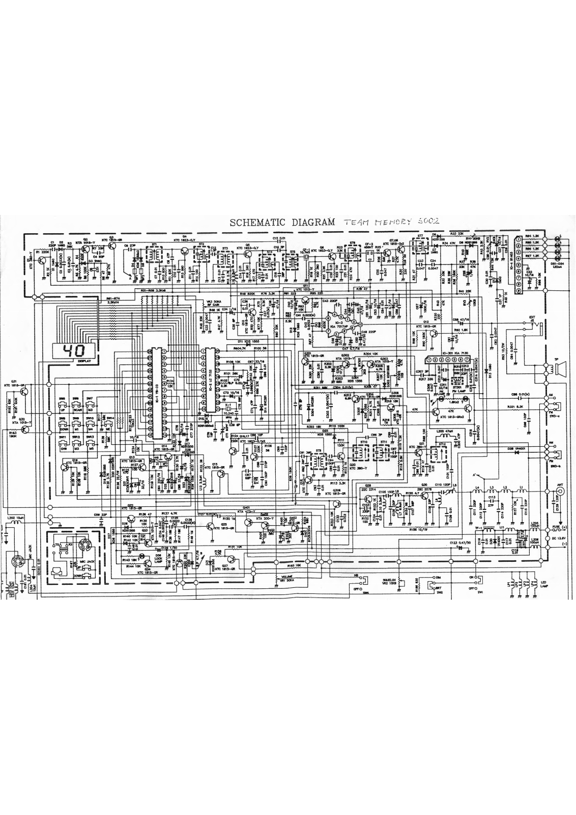 team Memory 5002 Schematic