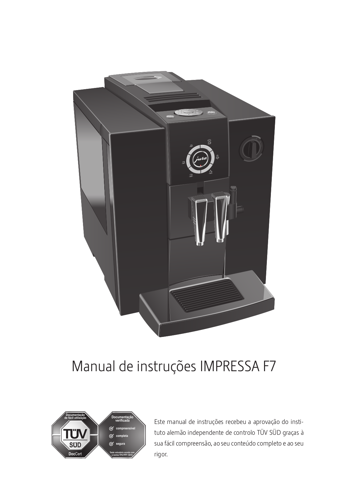 Jura IMPRESSA F7 Instruction Manual