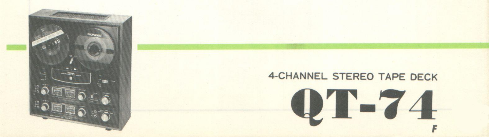 Pioneer QT-74, RT-74 Schematic