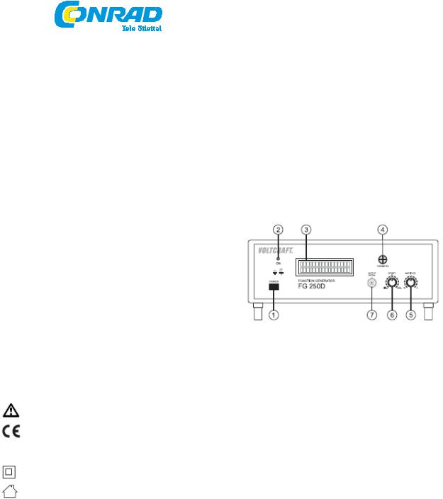 VOLTCRAFT FG 250D User guide