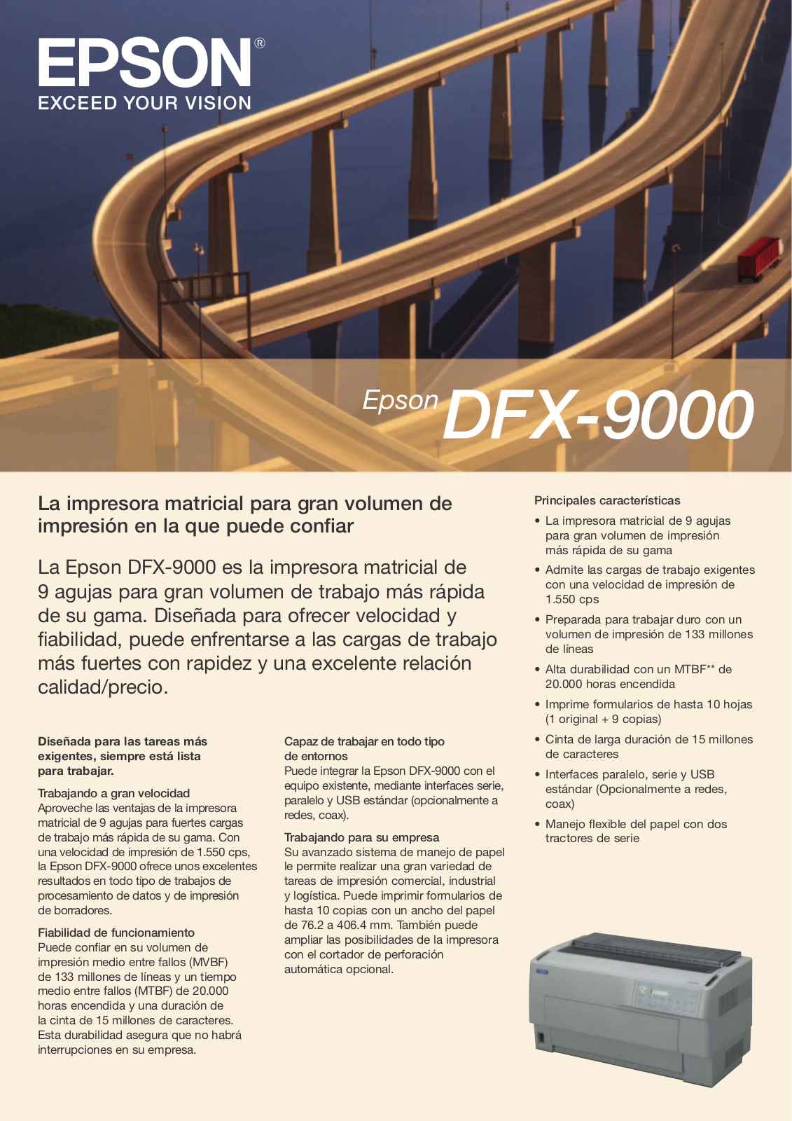 Epson DFX-9000 BROCHURE