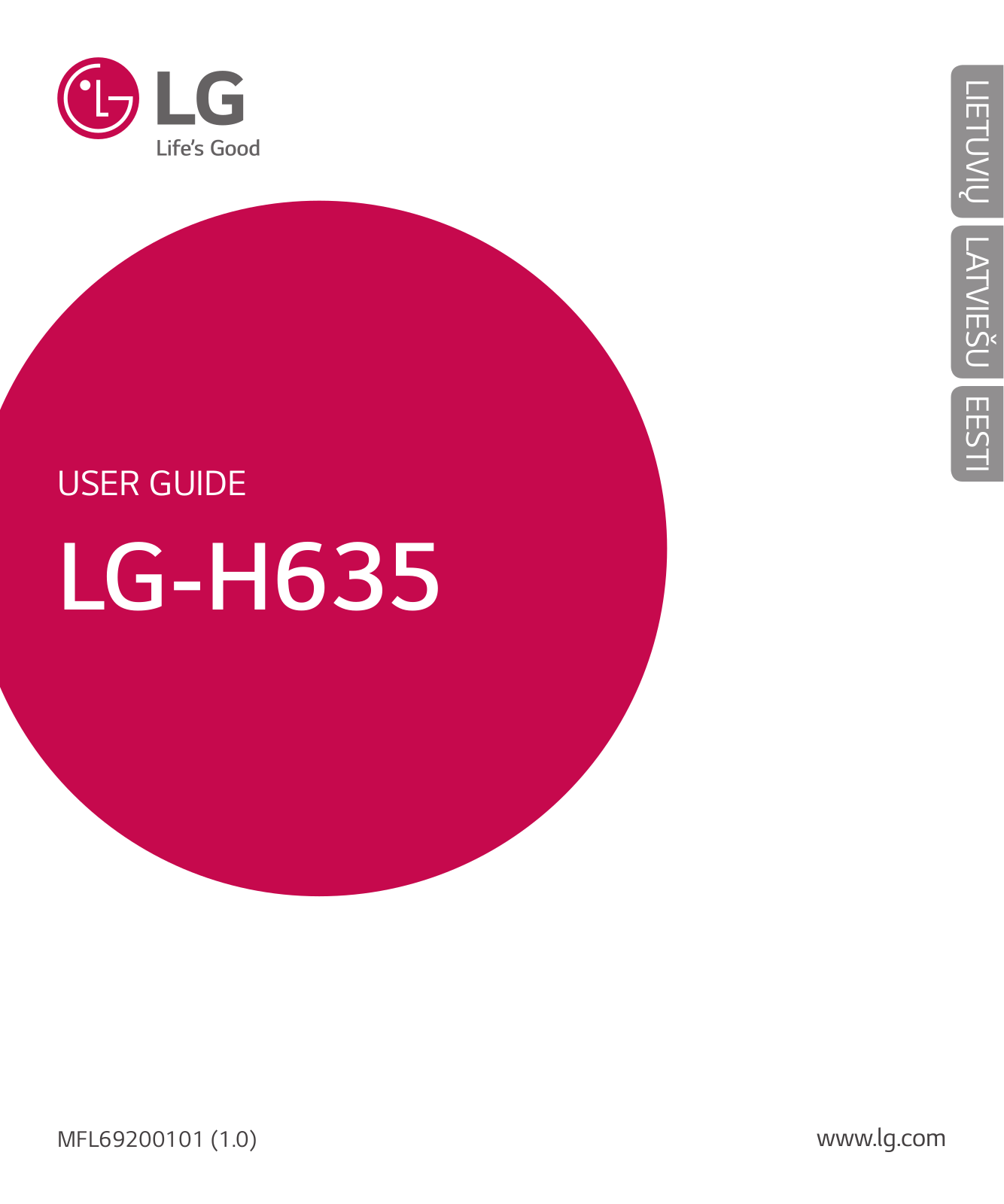 LG LGH635 Owner’s Manual