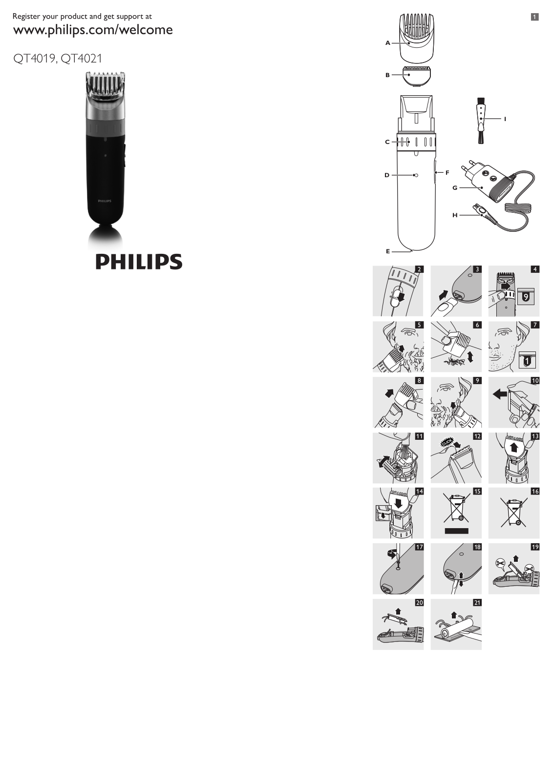 Philips QT4019 User Manual