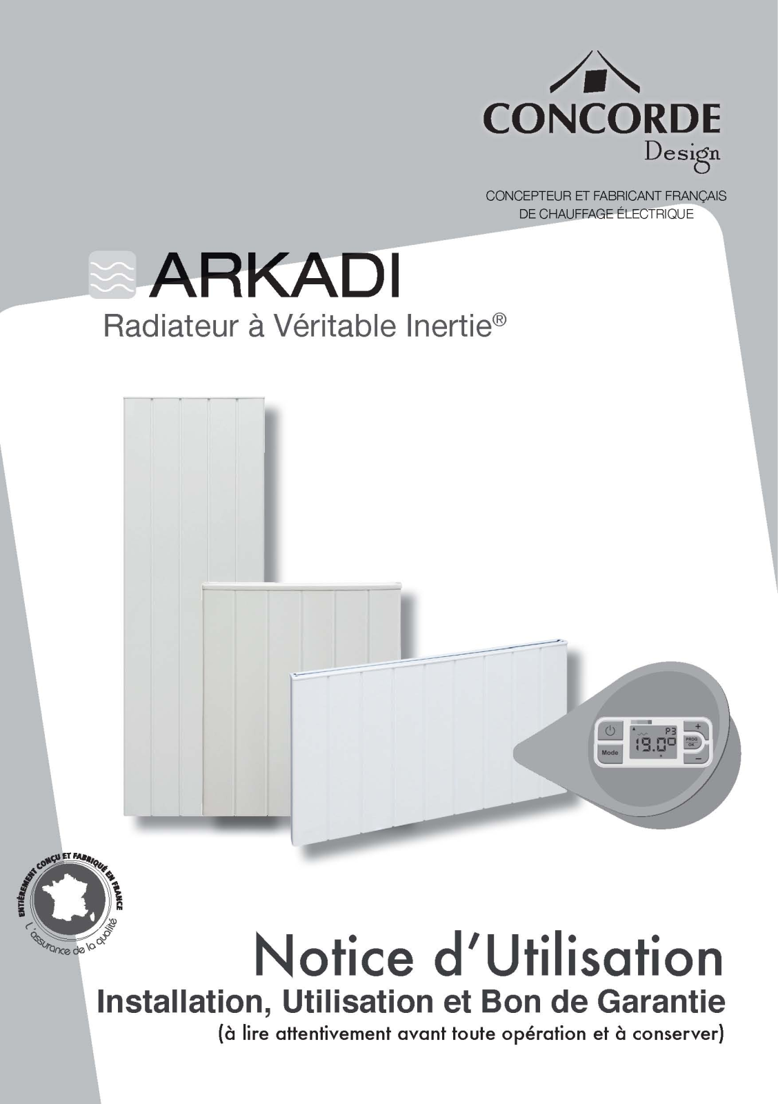 CONCORDE Arkadi V User Manual