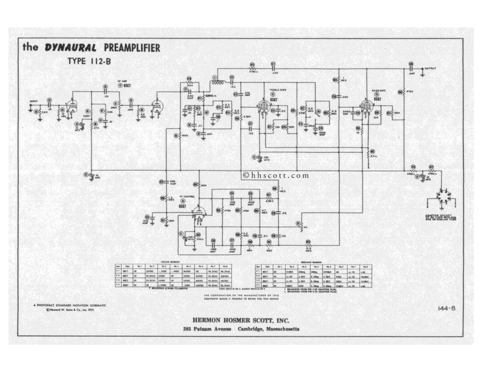 HH Scott 112 b schematic