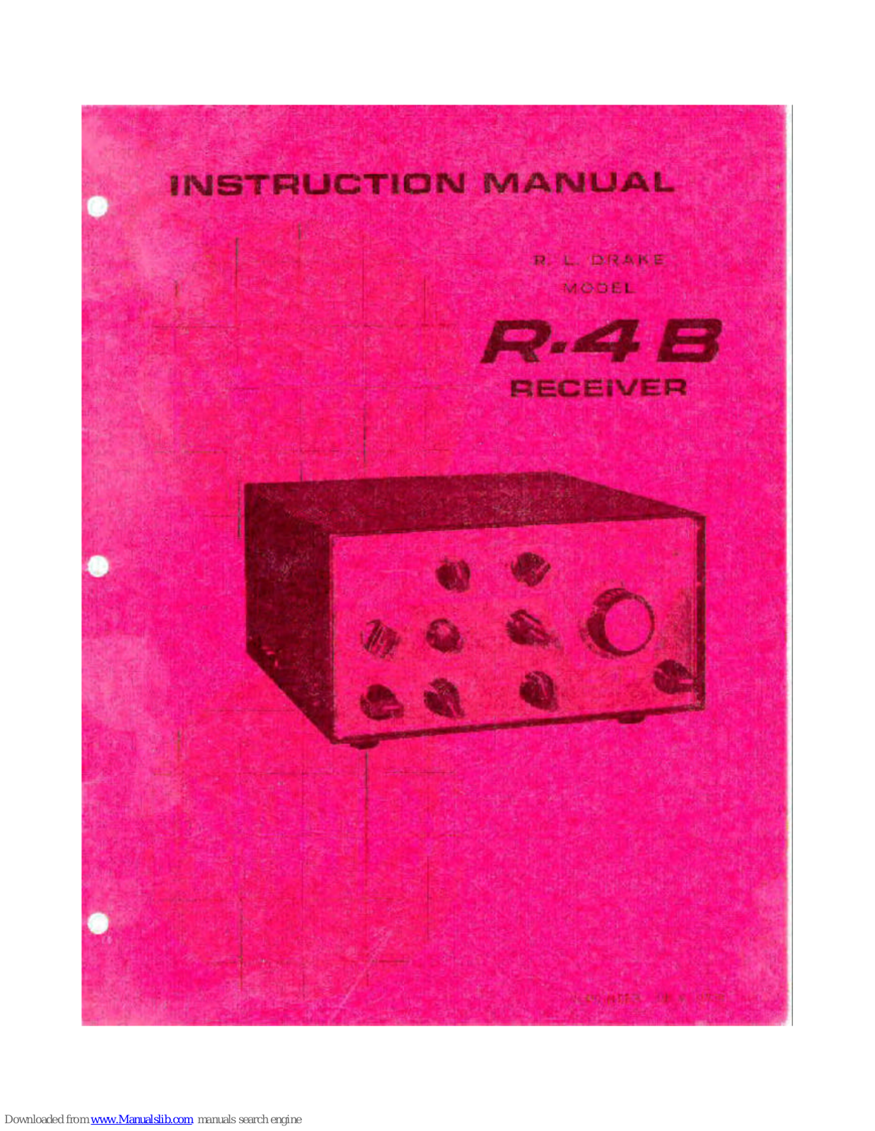 R.L.DRAKE R-4B Instruction Manual