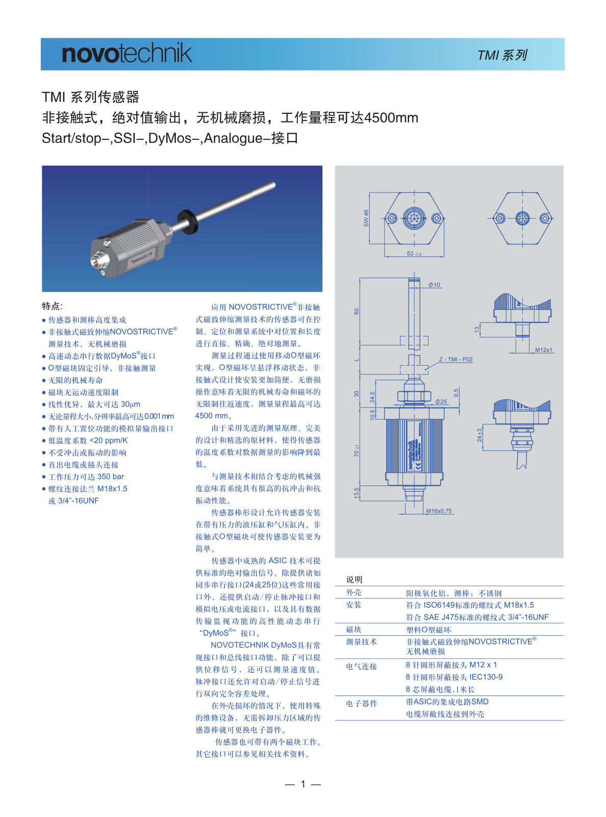 novotechnik TMI User Manual