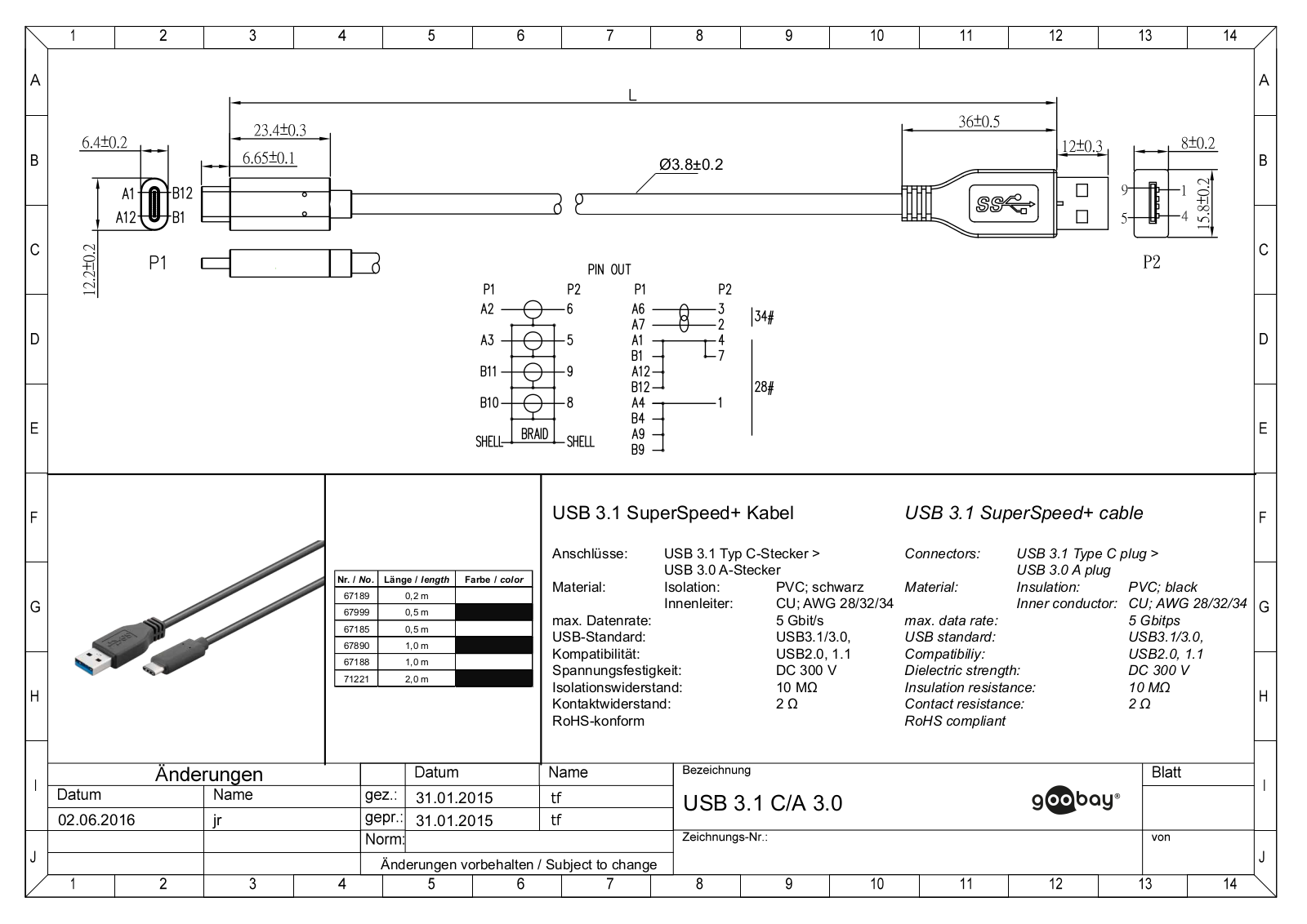 GOOBAY 67189, 67999, 67185, 67890, 67188 Datasheet - ManualMachine.com