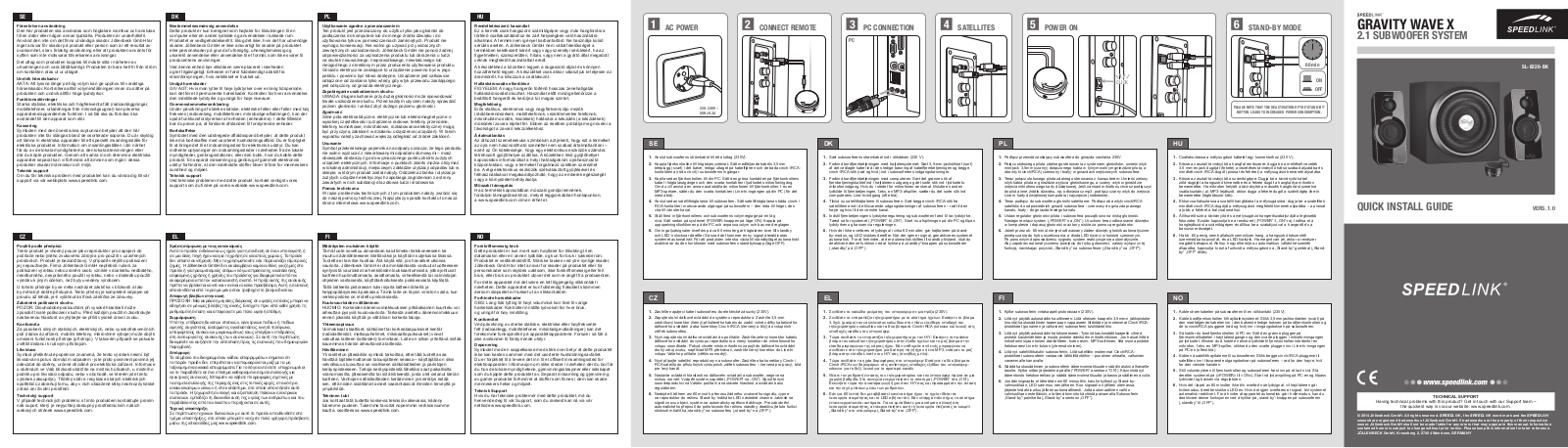 SPEEDLINK SL-8220-BK User Manual