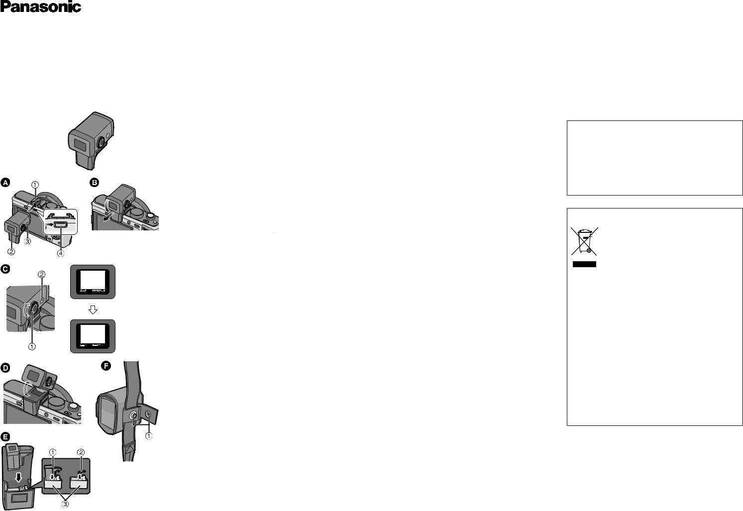 Panasonic DMW-LVF1PP, DMW-LVF1E, DMW-LVF1GK User Manual