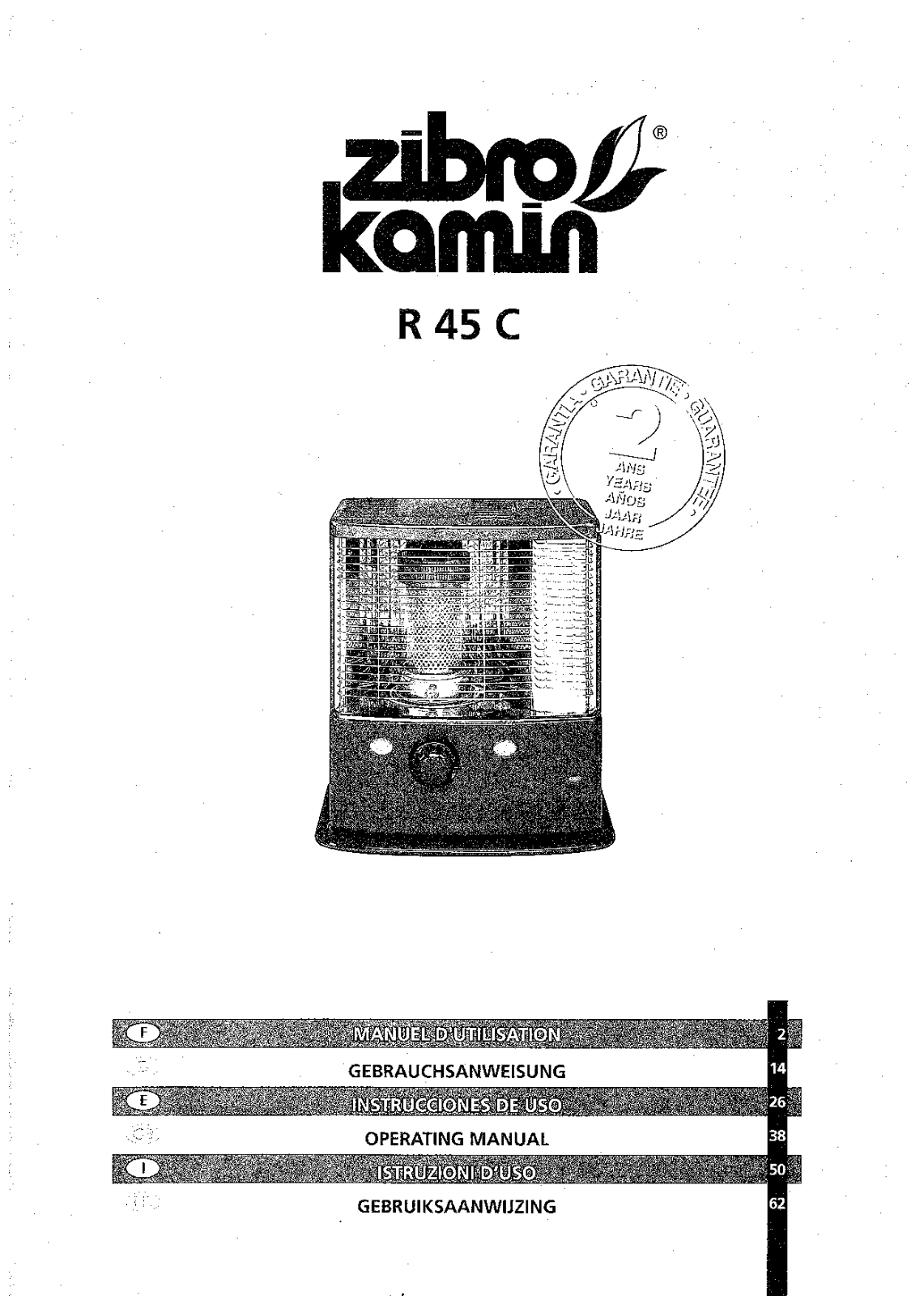 ZIBRO R 45C User Manual