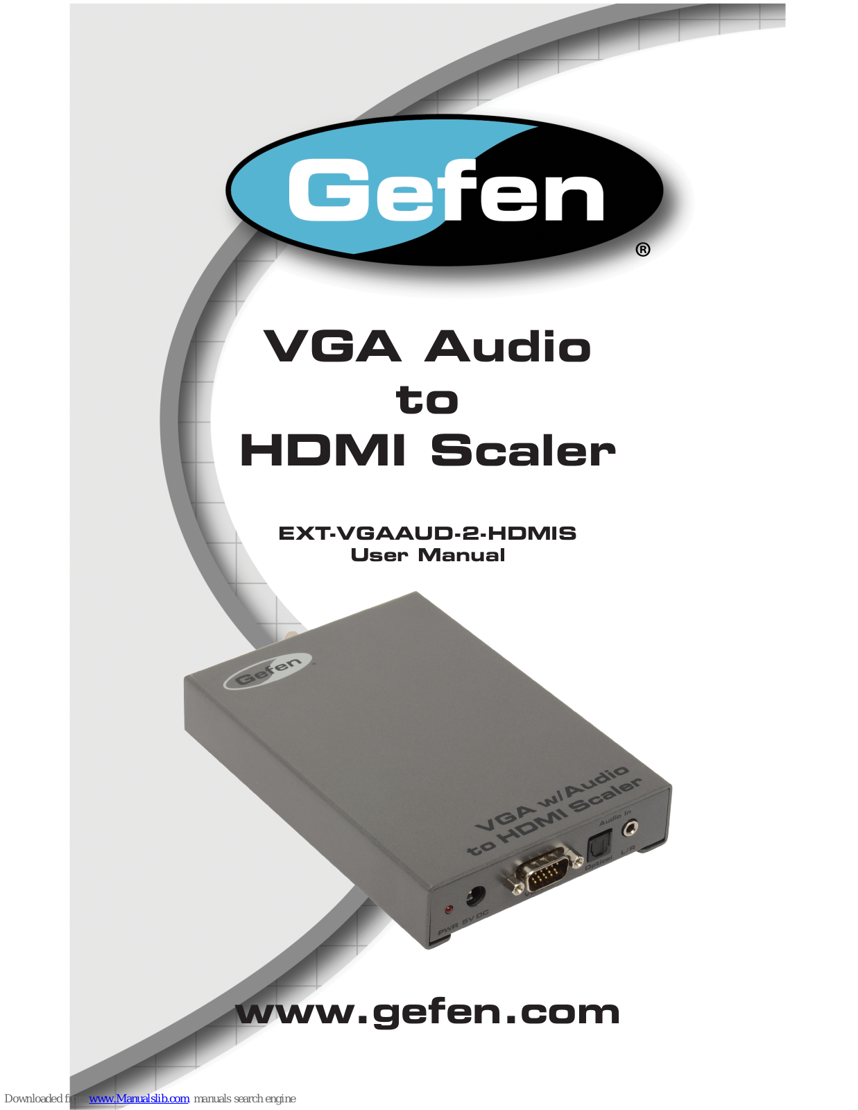 Gefen EXT-VGAAUD-2-HDMIS User Manual