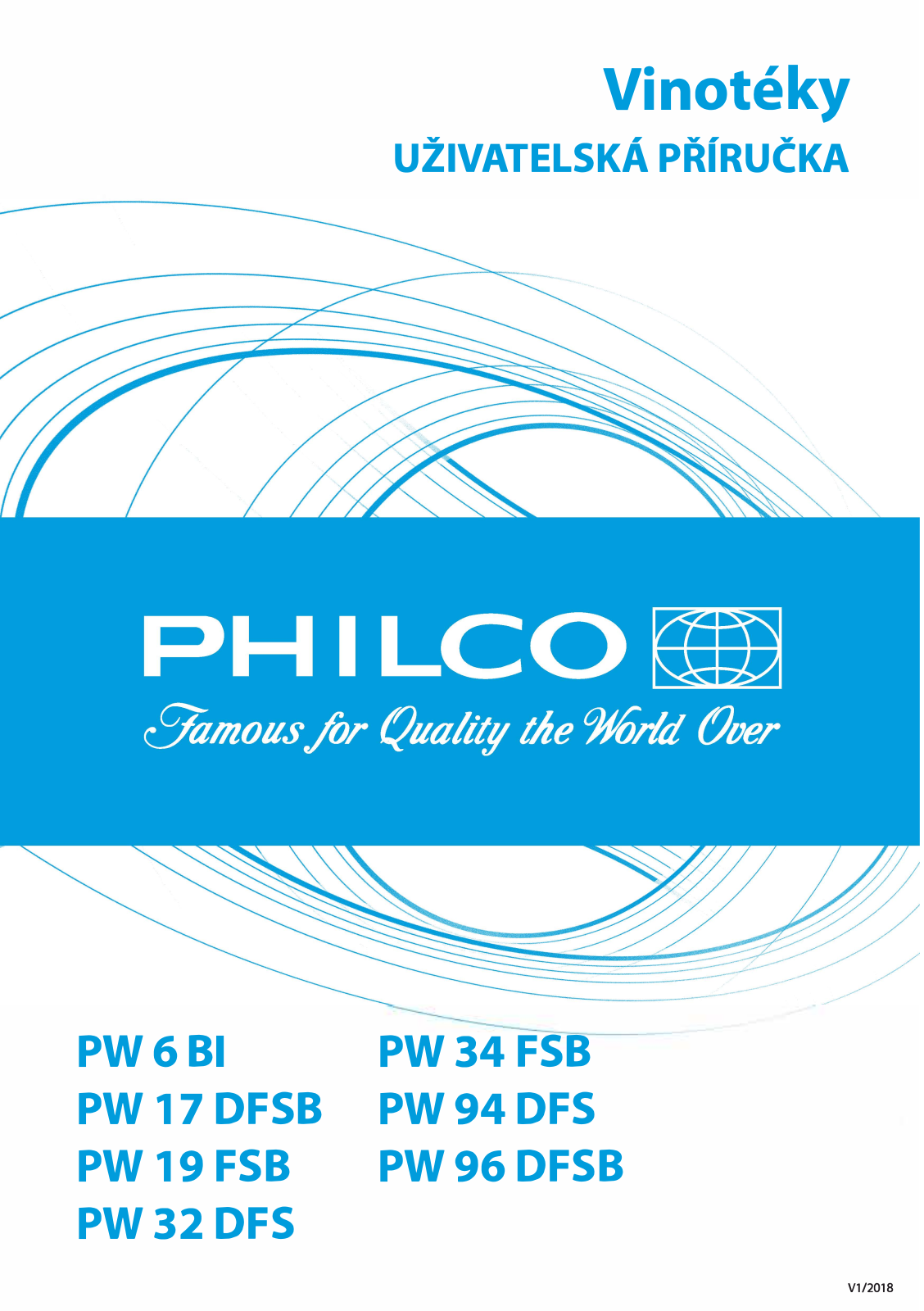 Philco PW 17 DFSB, PW 6 BI User Manual