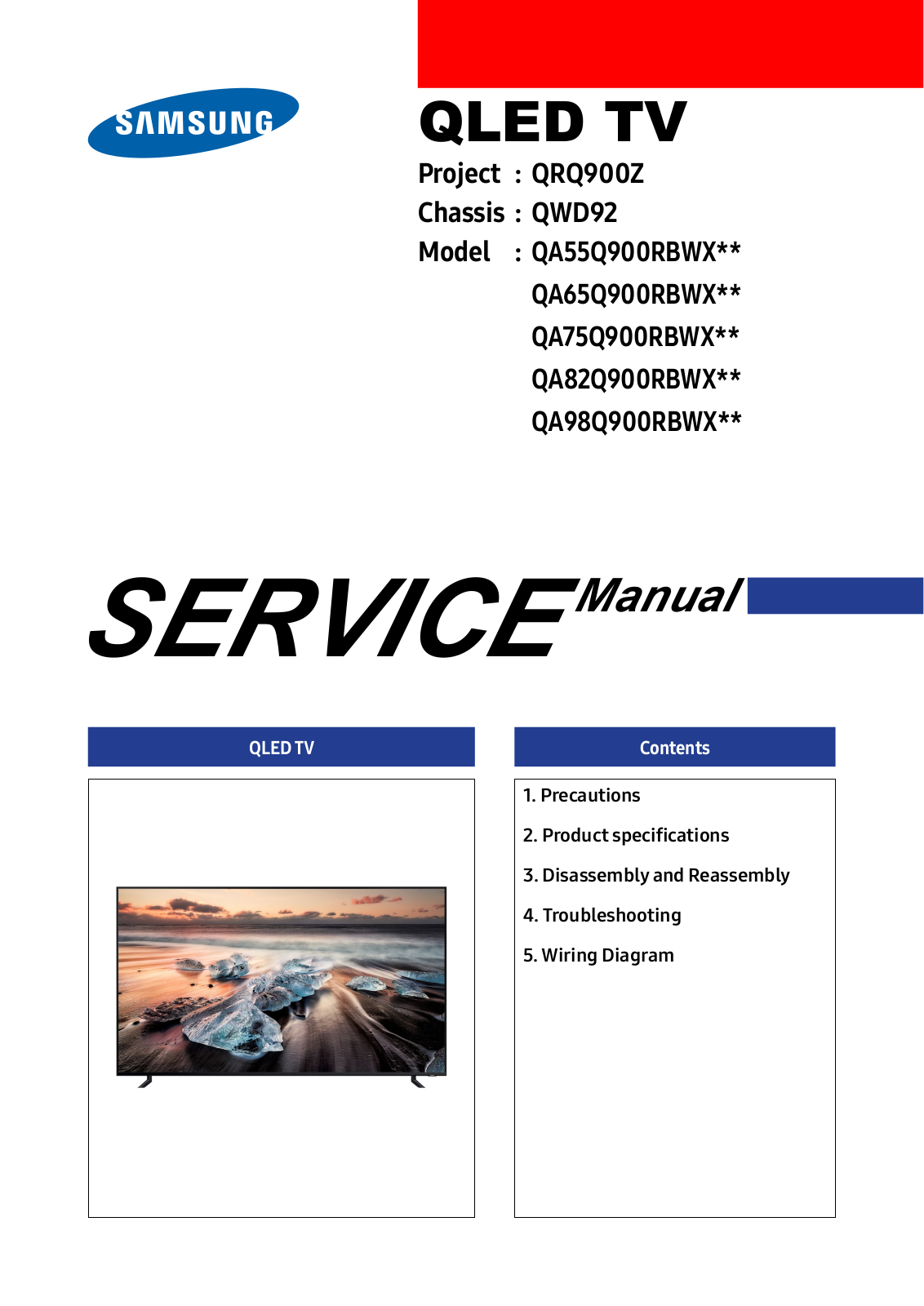 Samsung QA55Q900RBWX Schematic