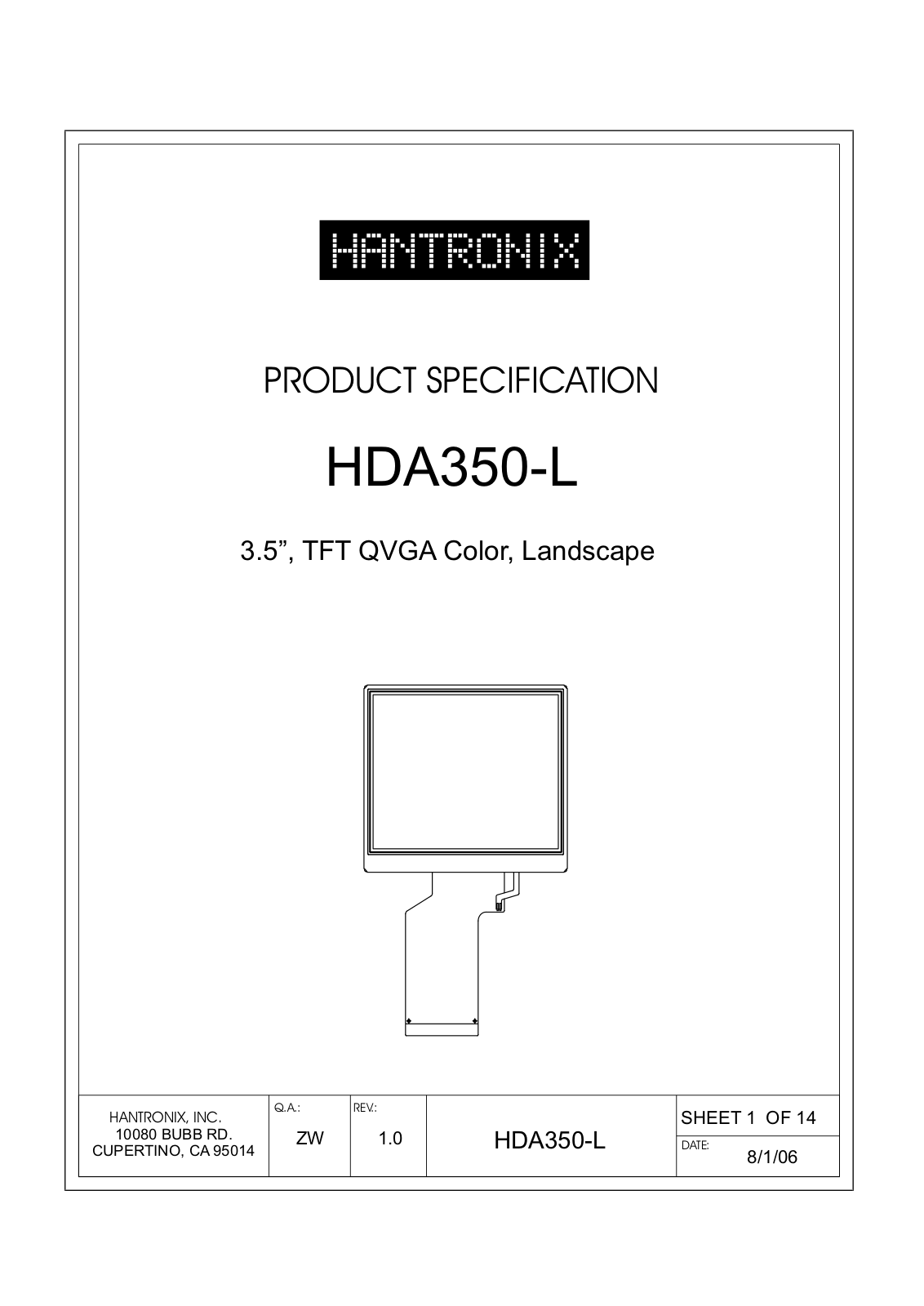 HANTRONIX HDA350-L Datasheet