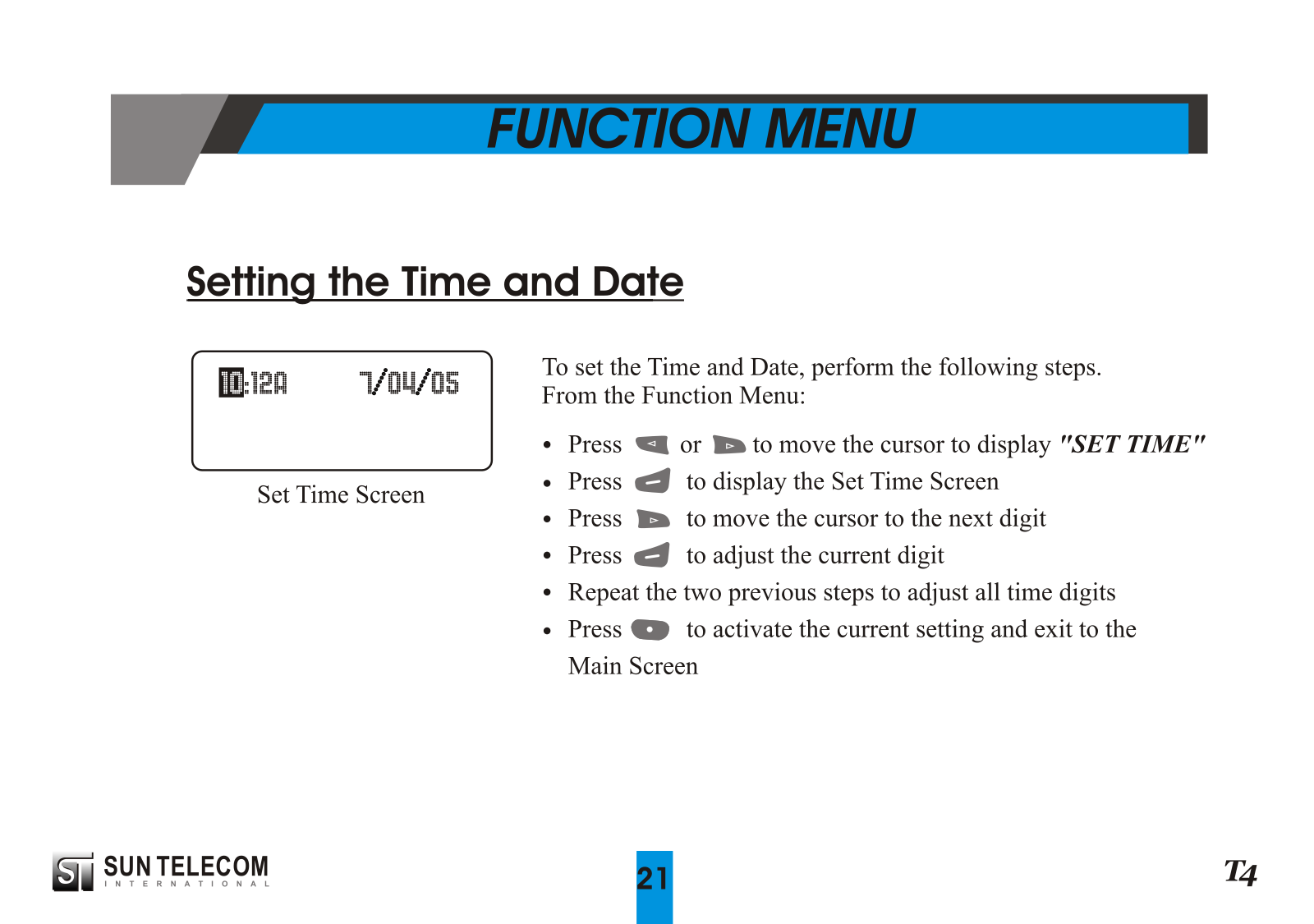 Hantel T4POCSAGPLLVHF Users Manual