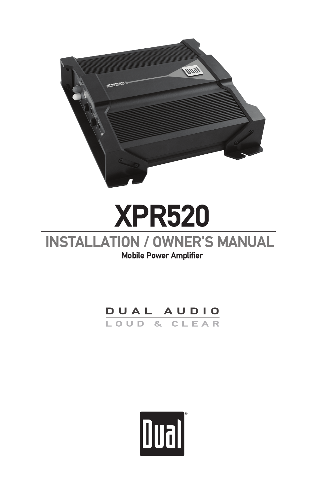 Dual XPR520 User Manual