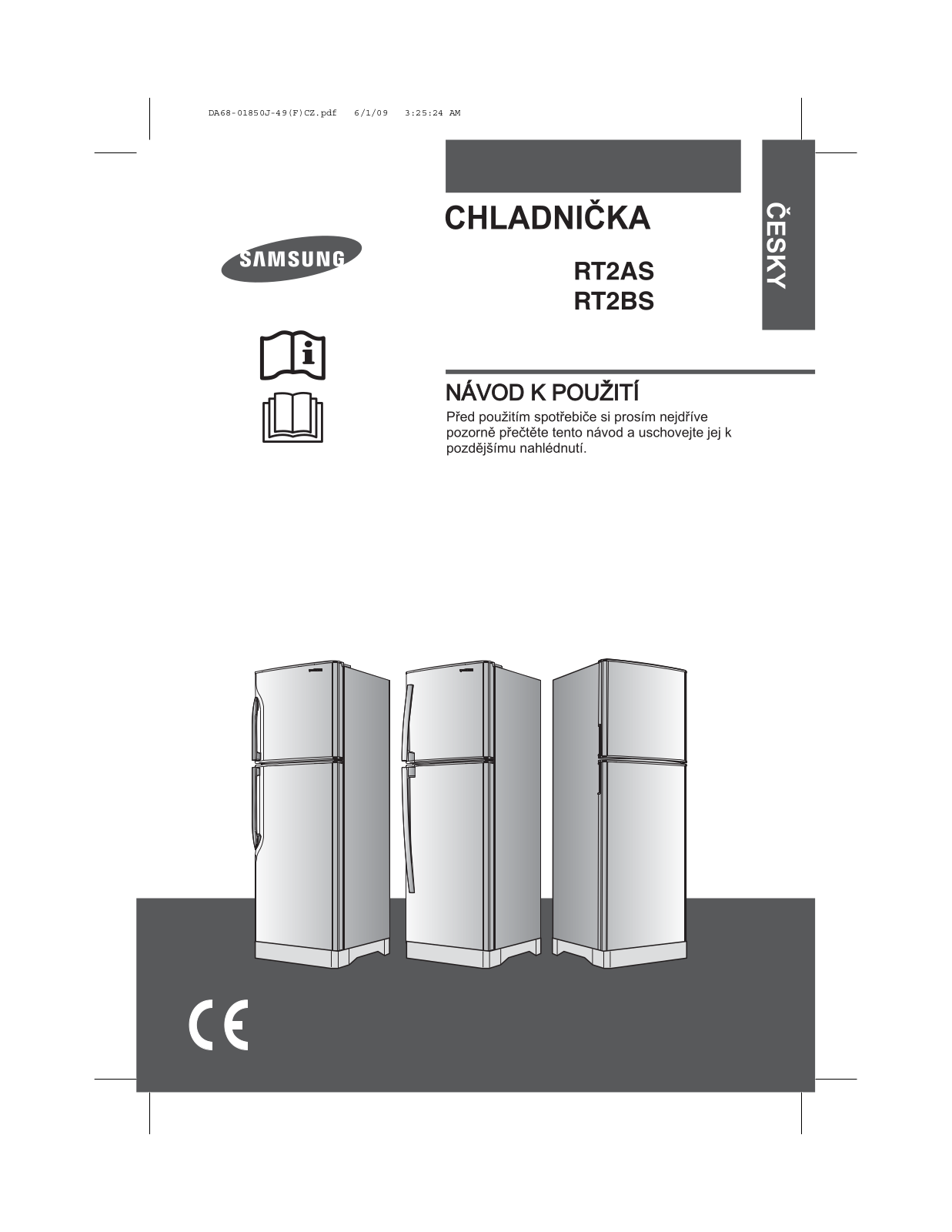 Samsung RT2BSBSS, RT2ASBSS, RT2ASCSW User Manual