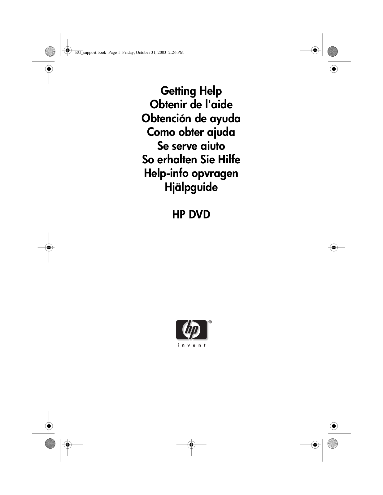 HP DVD Player User Manual - ManualMachine.com