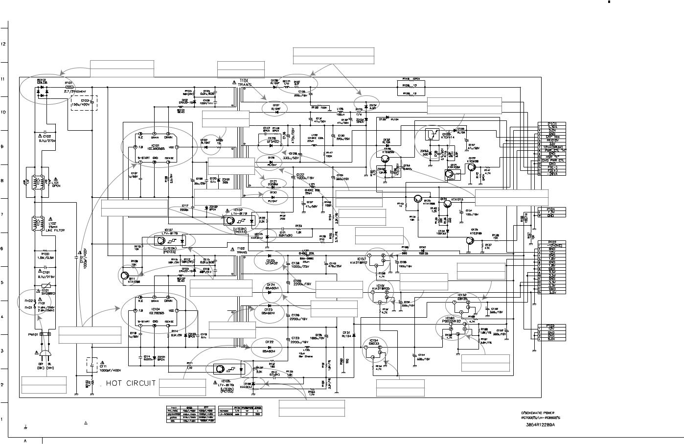 LG 6870R2289AA SMPS Schematic