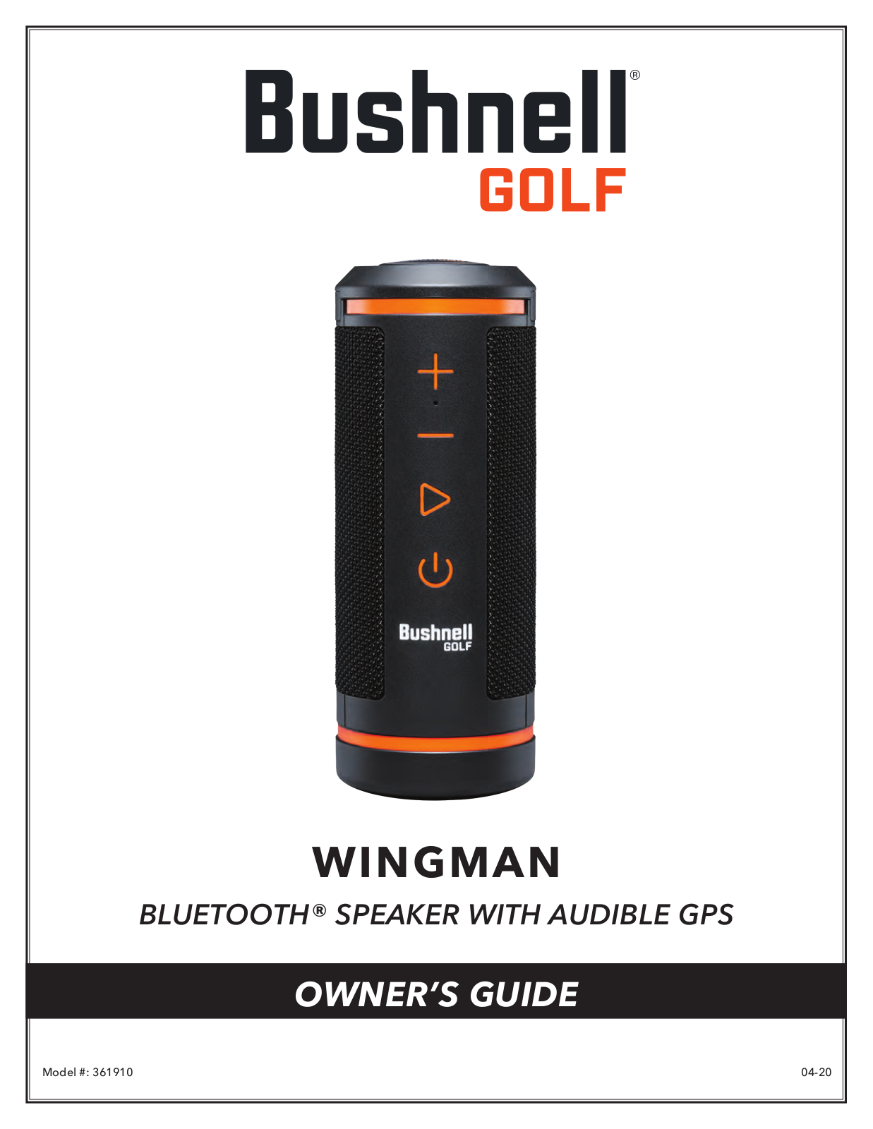 Bushnell 361910 User Manual