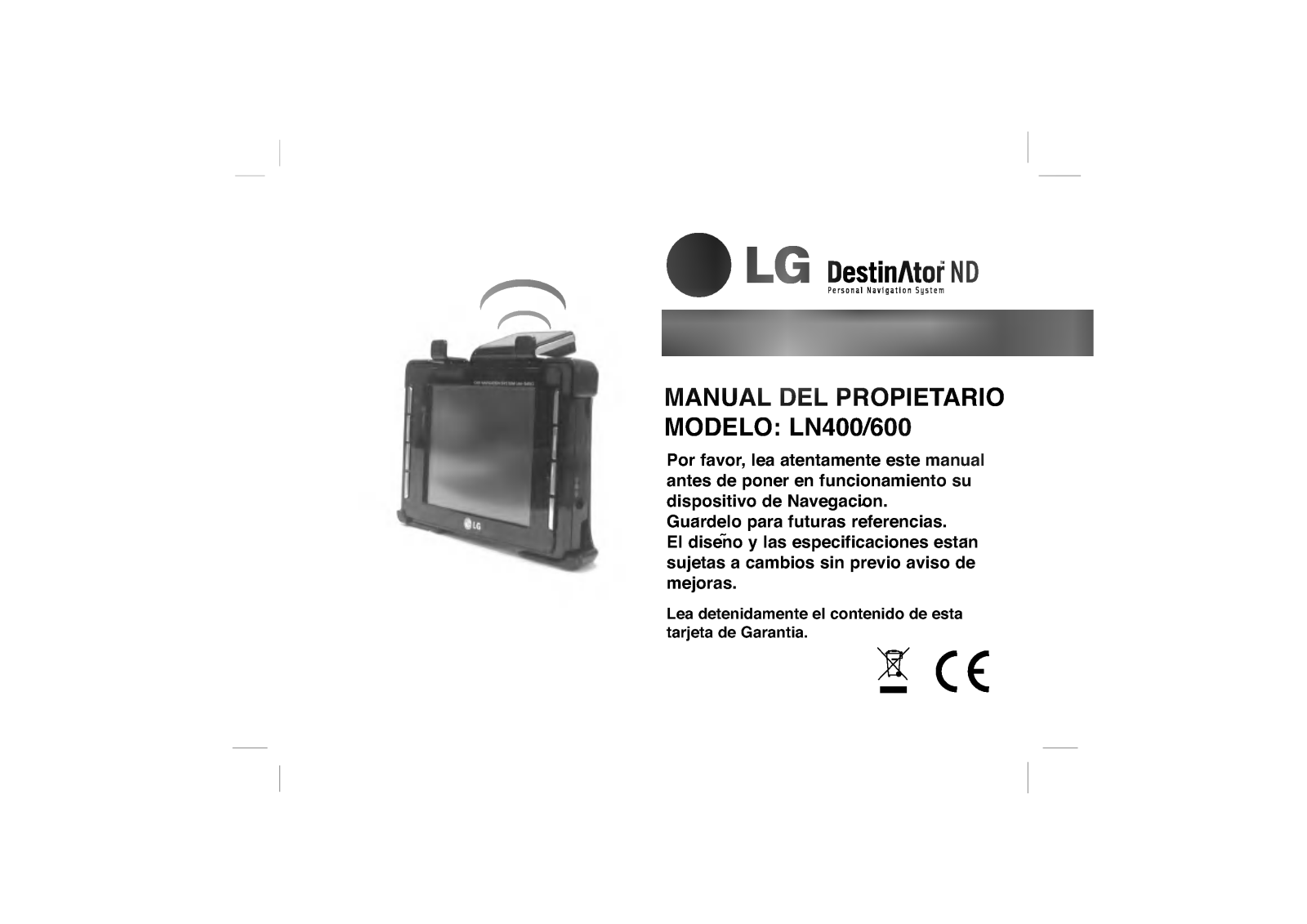 LG LAN-S450 User Manual