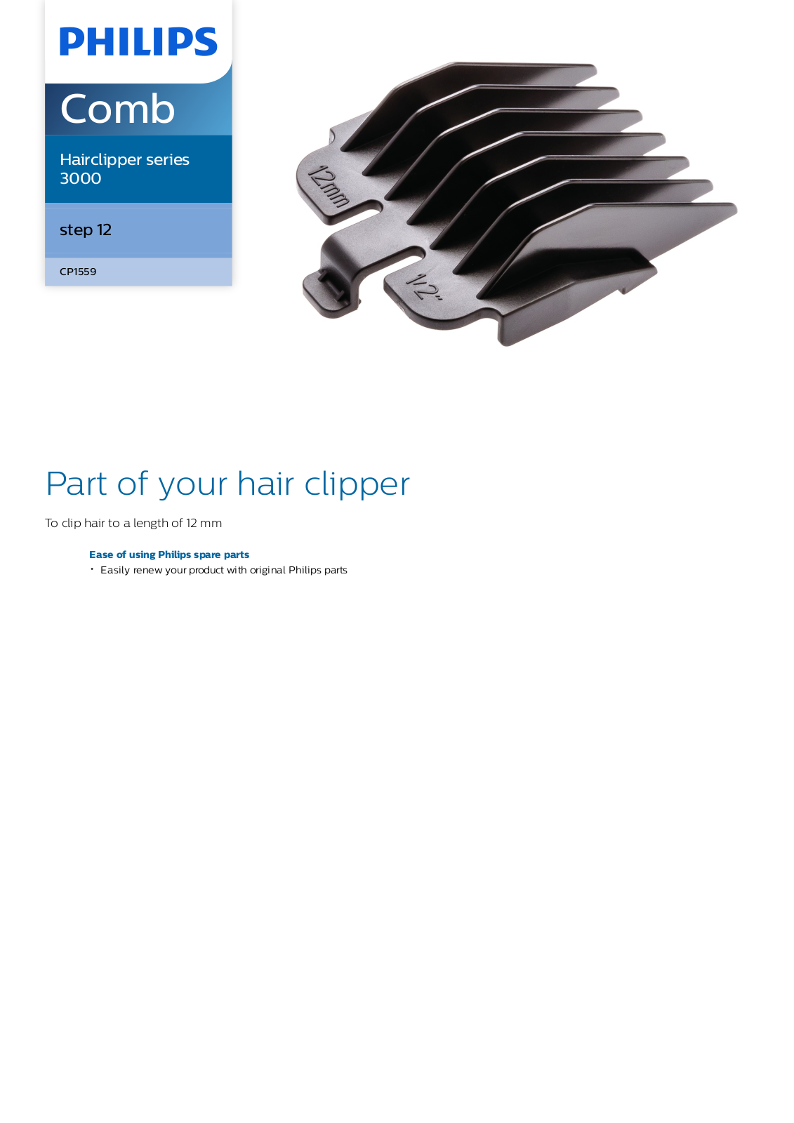 Philips CP1559/01 leaflet - ManualMachine.com