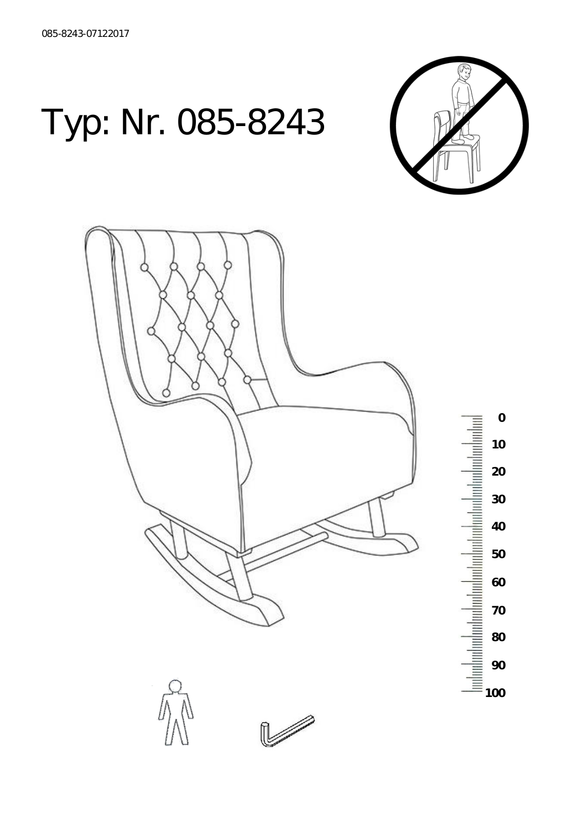 Home affaire Schaukelsessel Assembly instructions