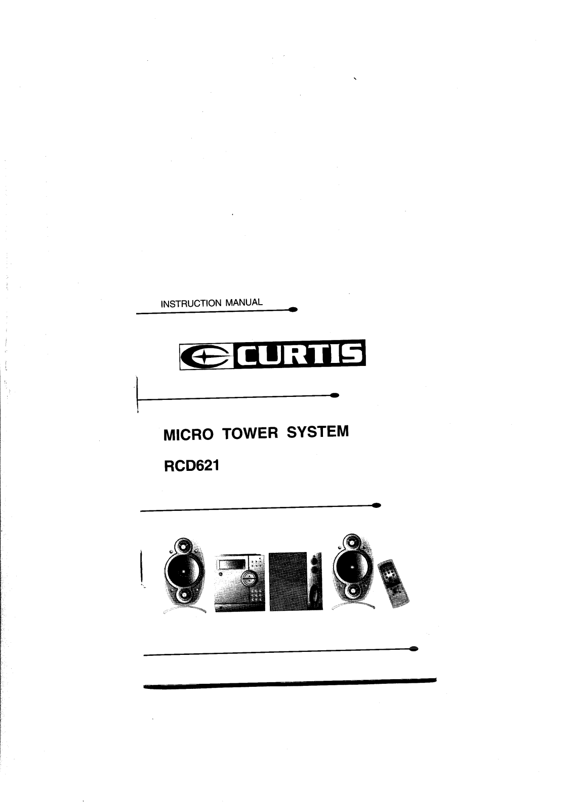 CURTIS RCD621 User Manual