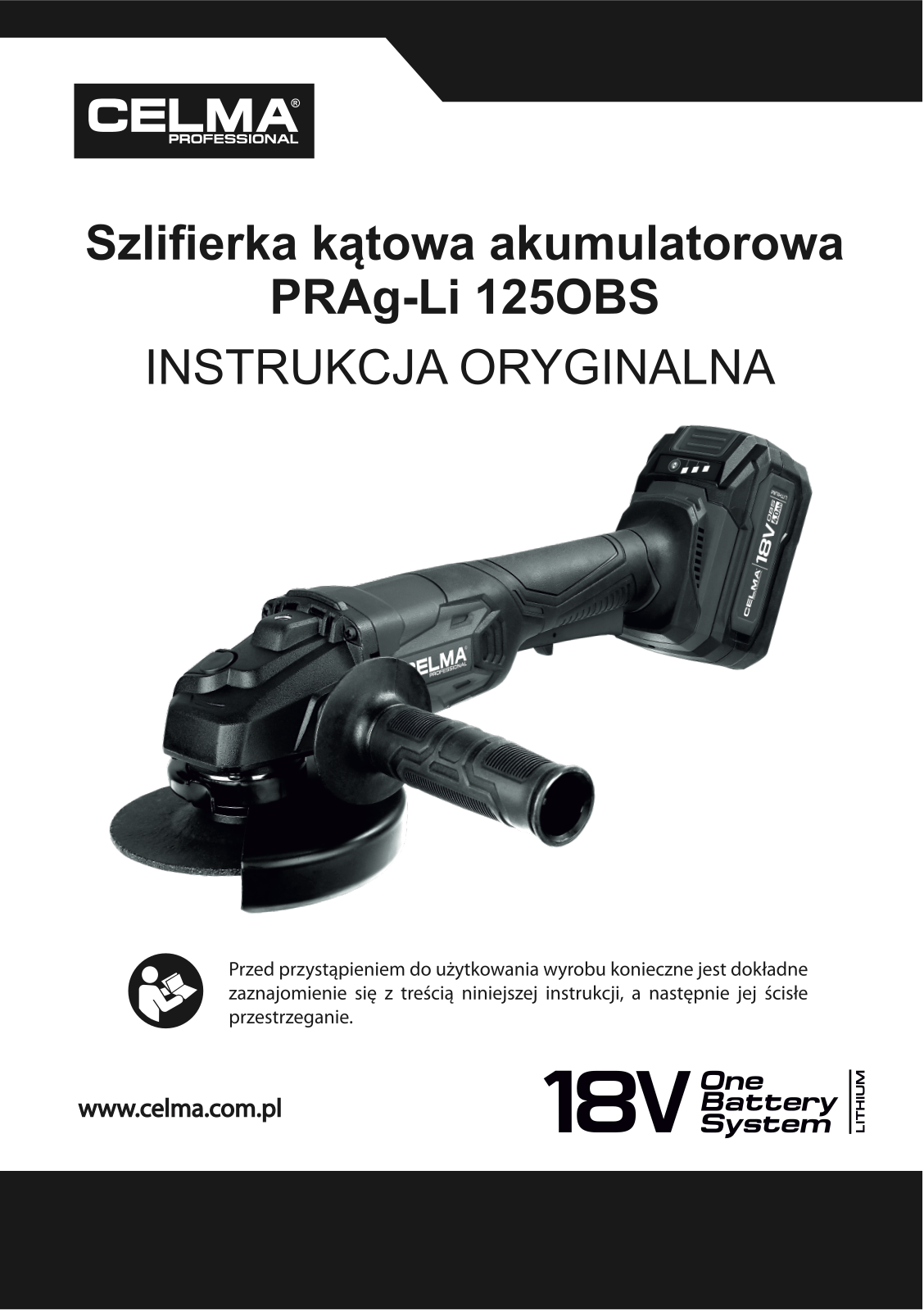 CELMA PRAg-Li 125 OBS User guide - ManualMachine.com