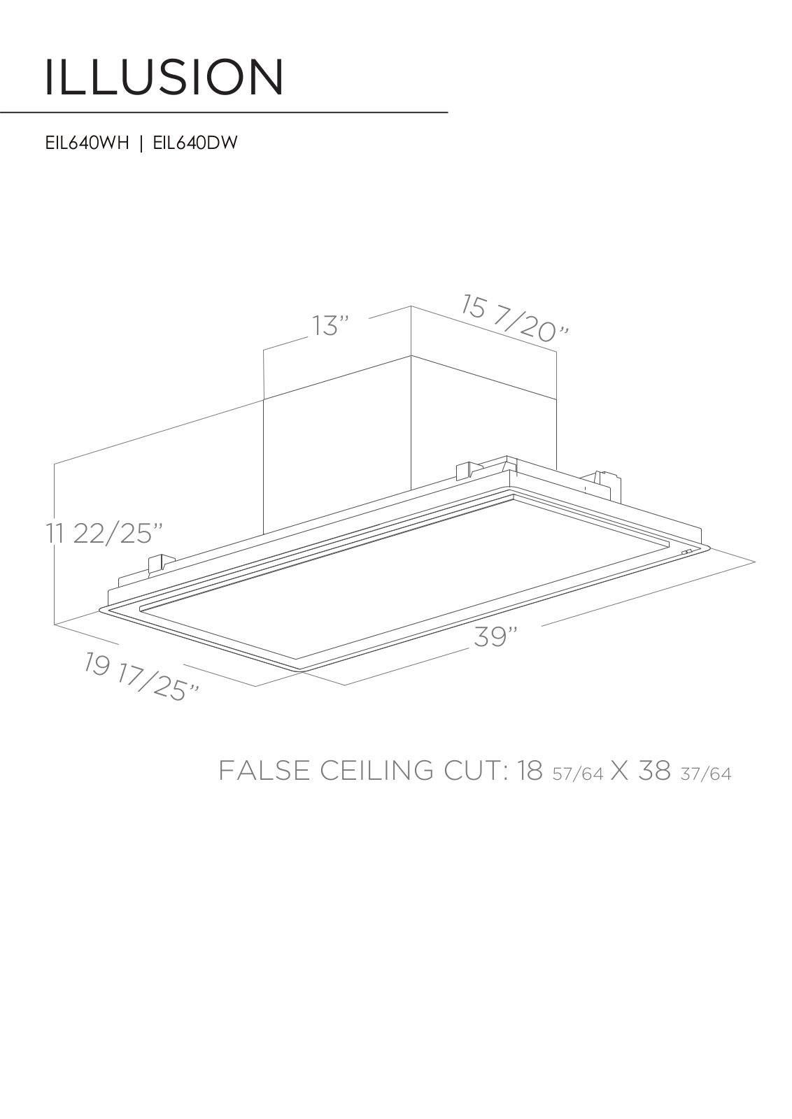 Elica EIL640WH User Manual