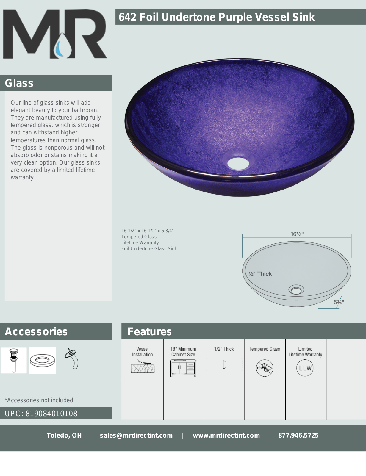 MR Direct MRDR1336 Specifications & Dimensions - ManualMachine.com