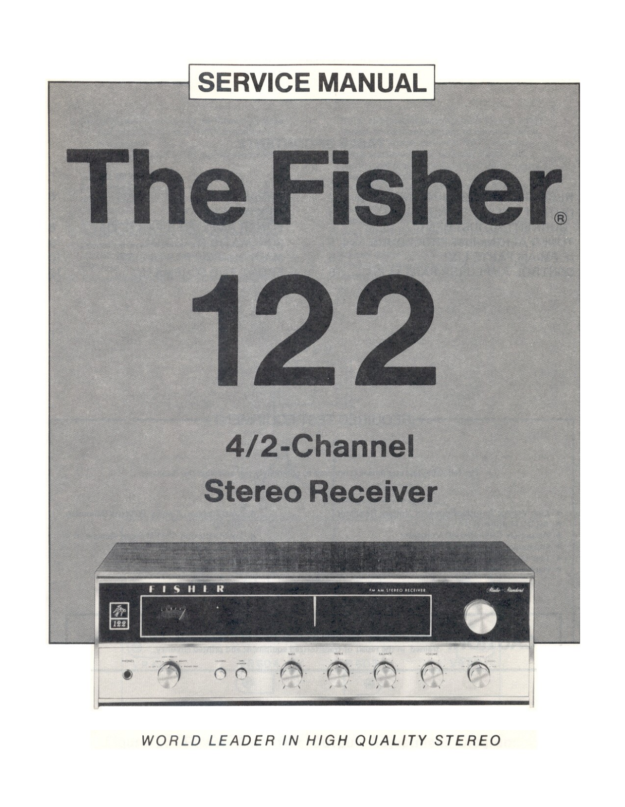 Fisher 122 Service manual