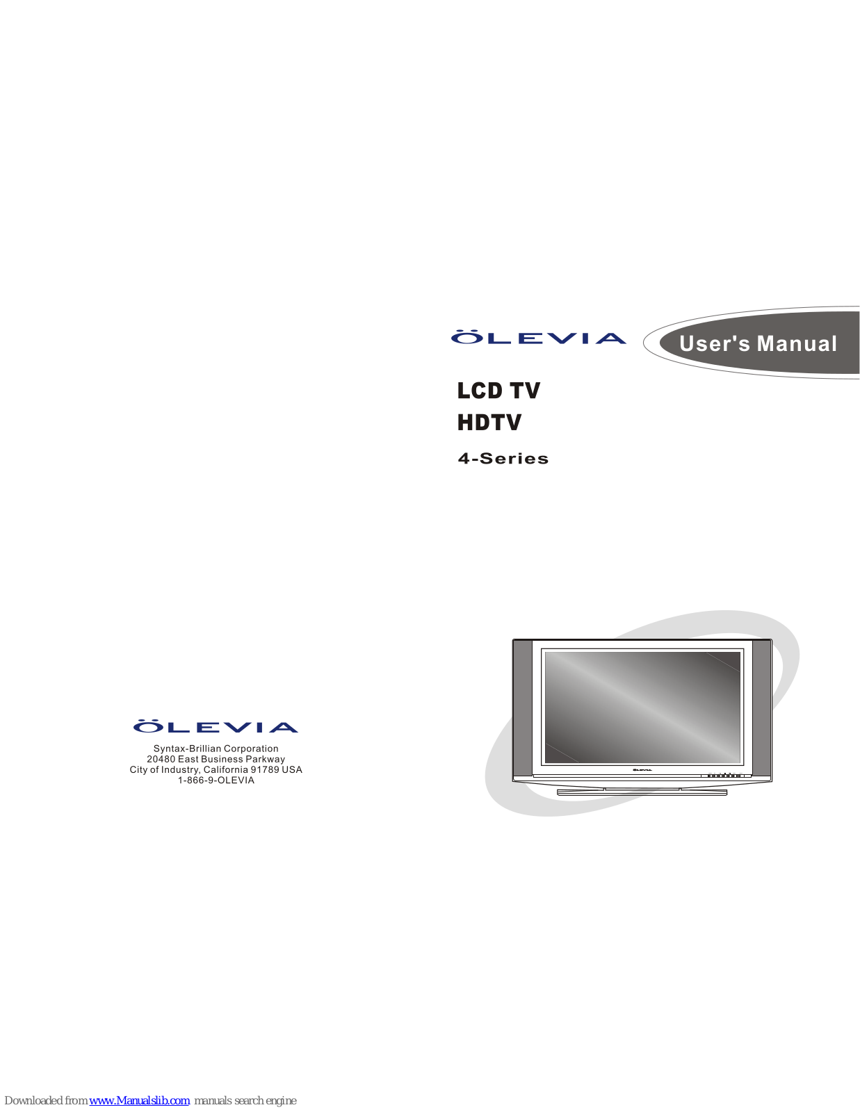 Olevia MTK 437, MTK 442, 4 User Manual