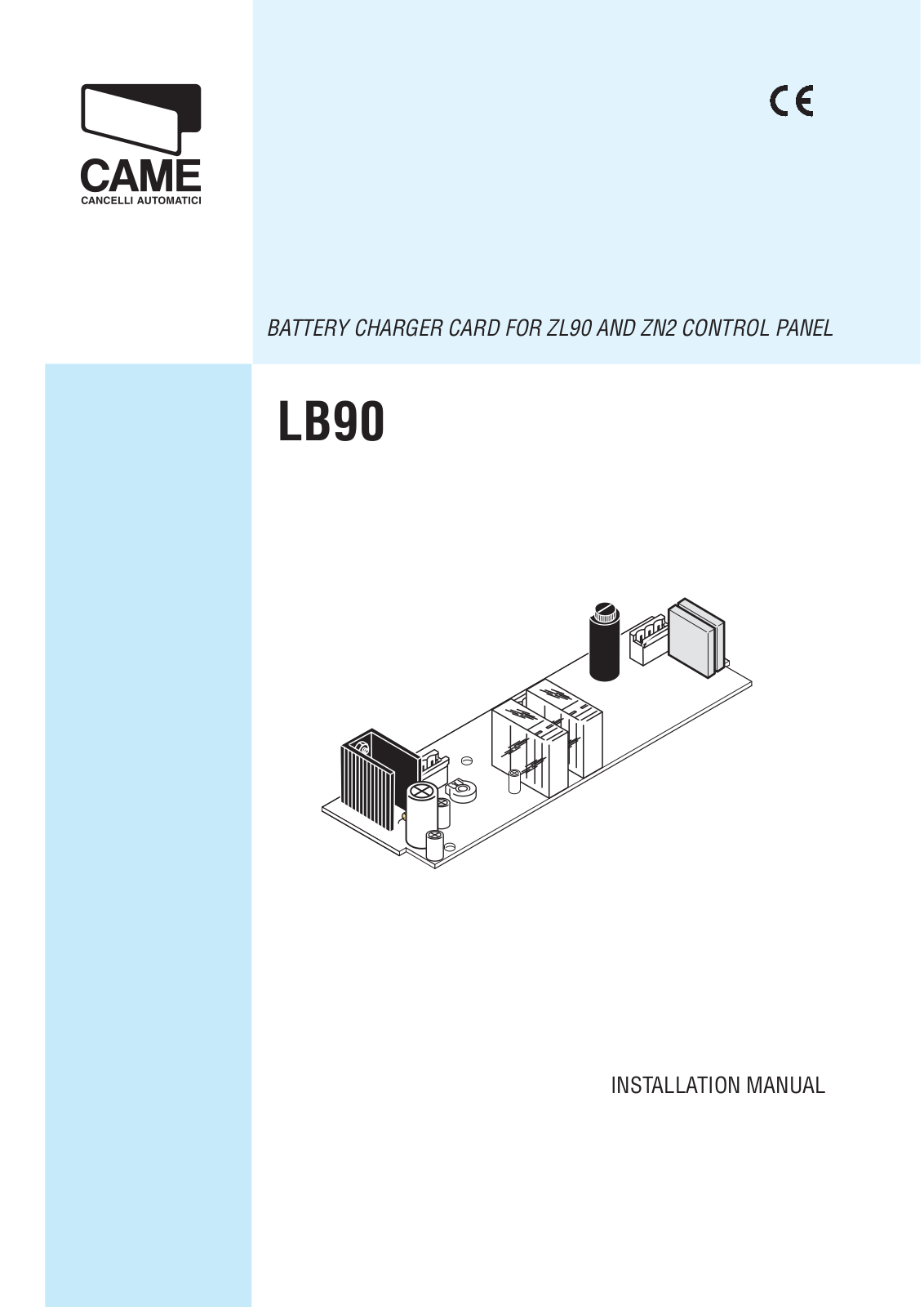 CAME LB90 User Manual