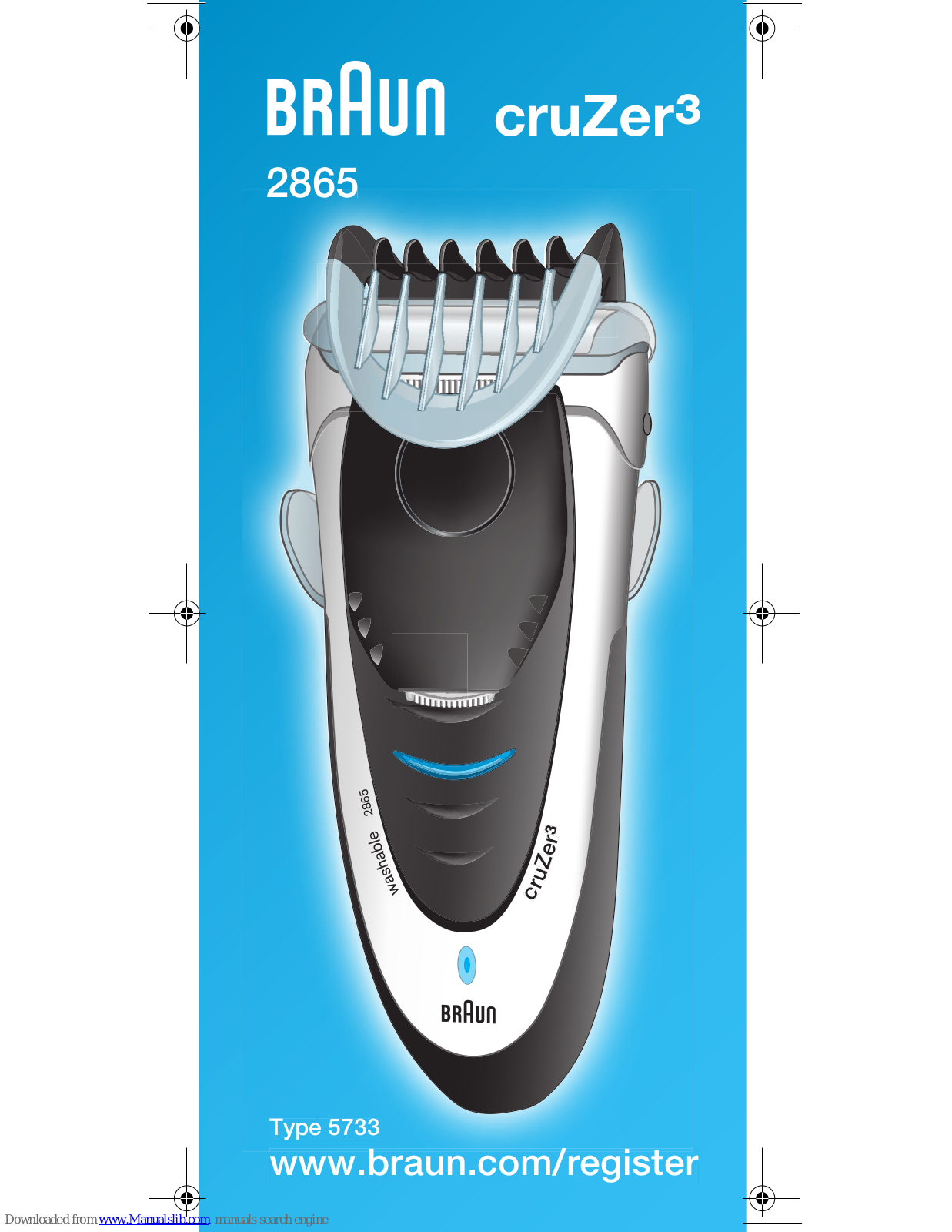 Braun CRUZER3 5733, cruZer3 2865 User Manual